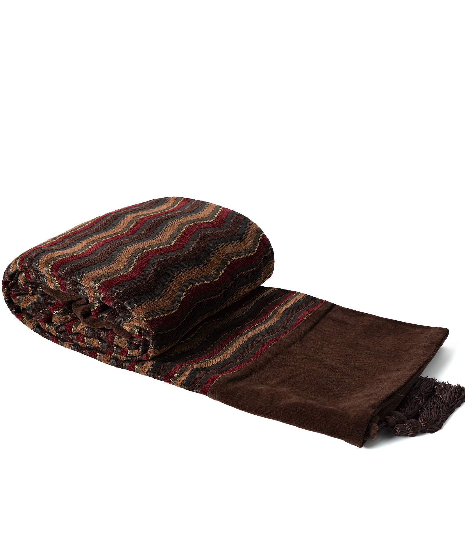 Φωτογραφία προϊόντος: SilkFashion ΡΙΧΤΑΡΙΑ 602 κύμα (180cm x 250cm) καφέ