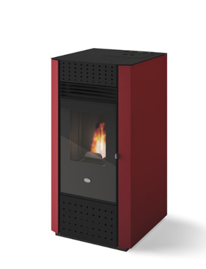 Φωτογραφία προϊόντος: Σόμπα Πέλλετ IRMA 10 Μπορντό με 1 Κανάλι - OEM