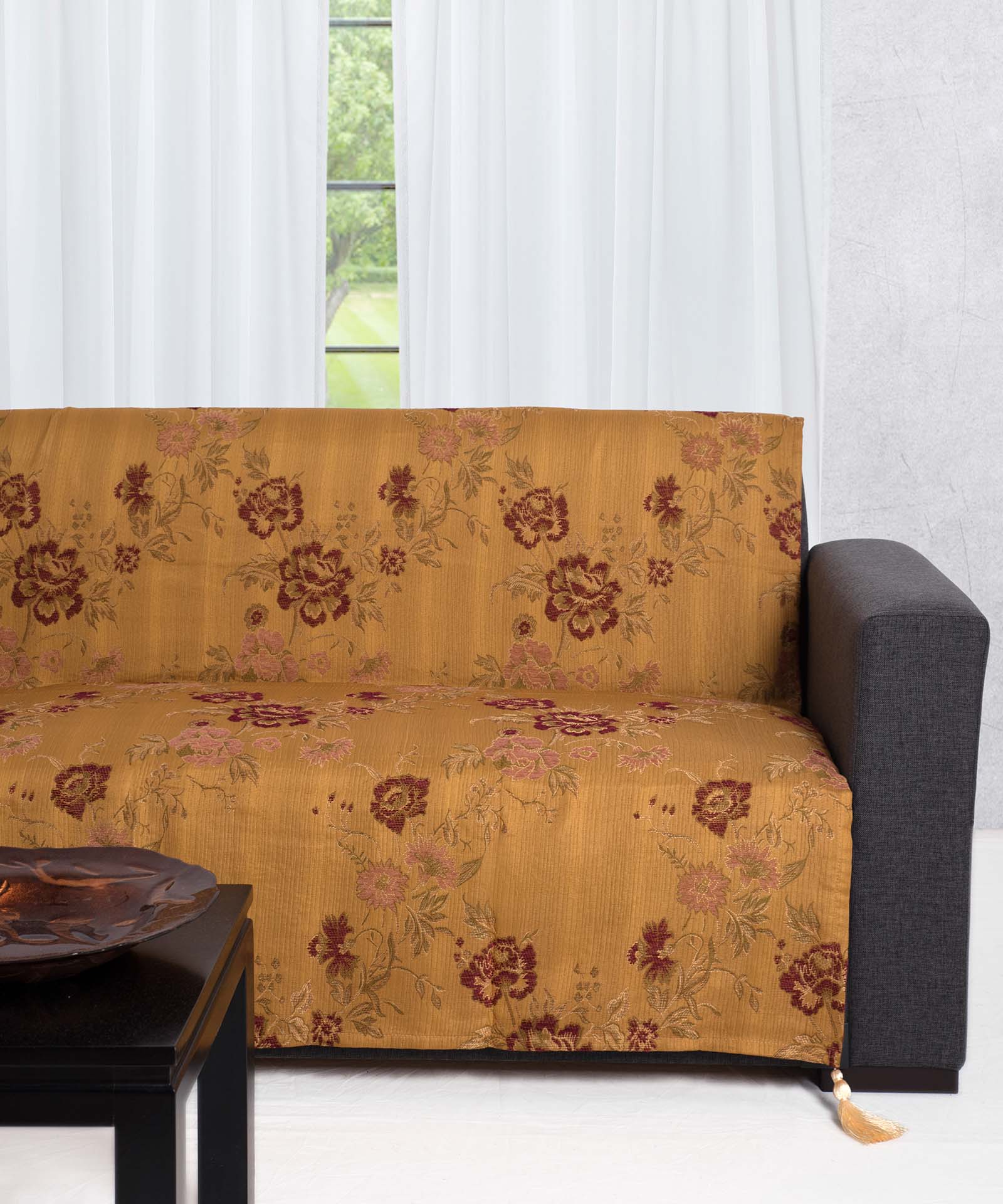 Φωτογραφία προϊόντος: SilkFashion ΡΙΧΤΑΡΙΑ set230a (150cm x 180cm / 180cm x 230cm / 180cm x 270cm) χρυσό