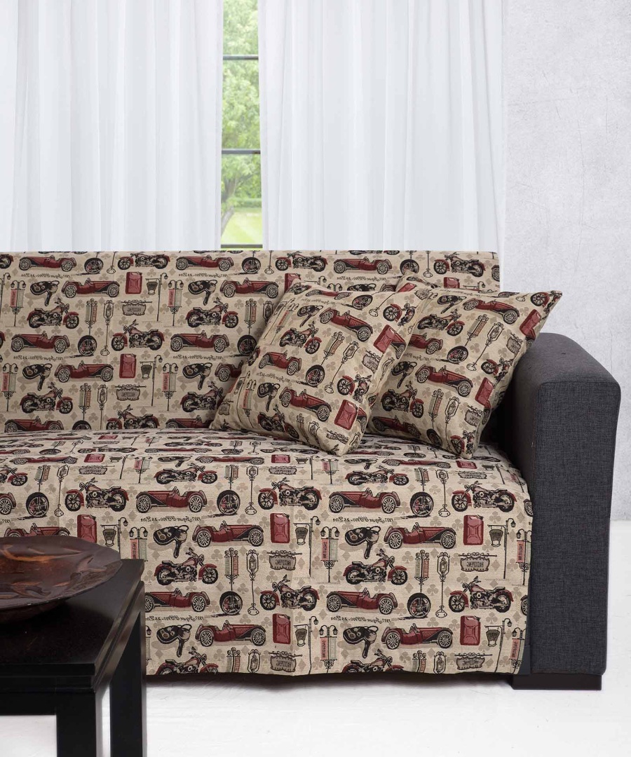 Φωτογραφία προϊόντος: SilkFashion ΡΙΧΤΑΡΙΑ Cars (180cm x 180cm / 180cm x 250cm / 180cm x 300cm)