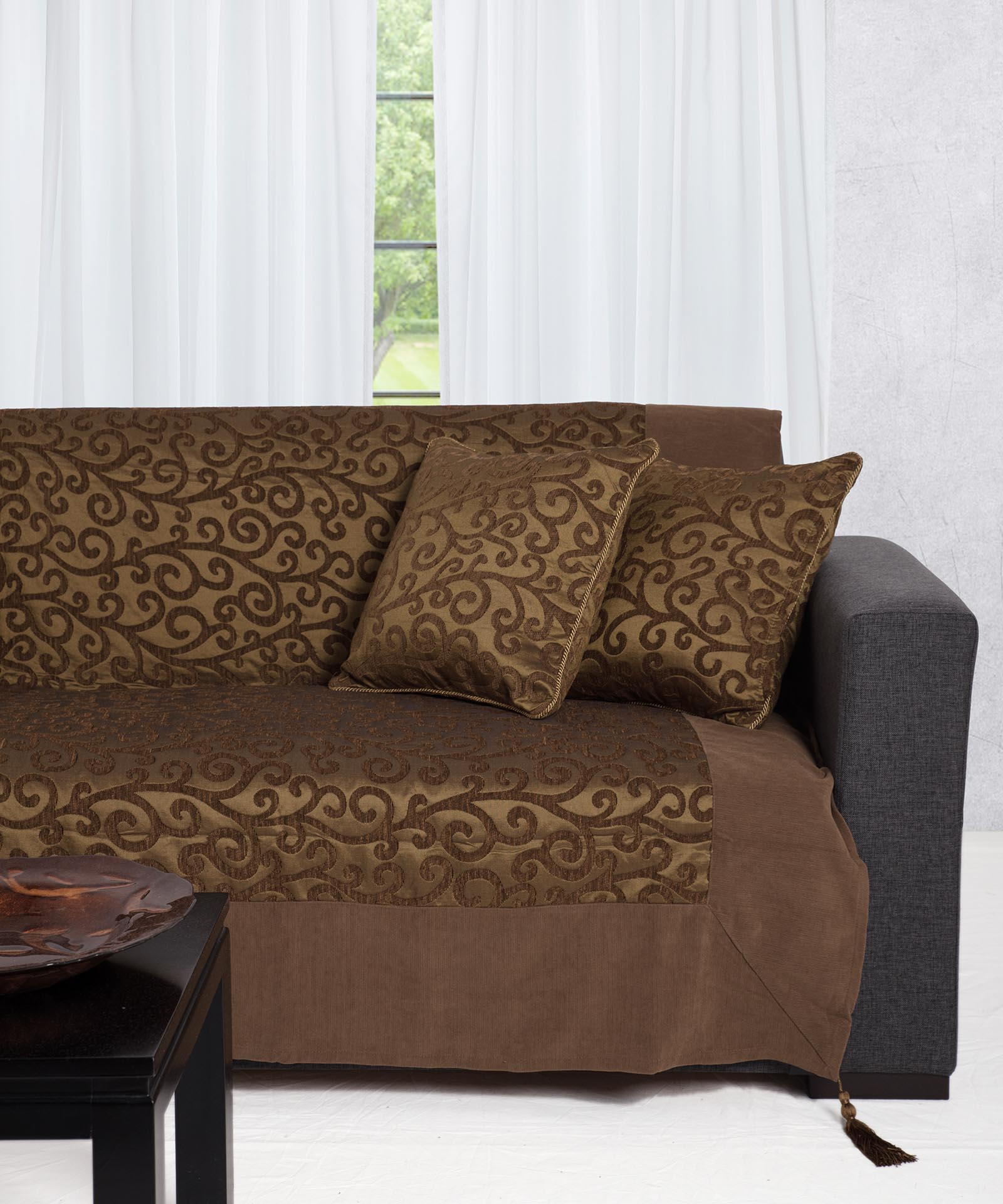 Φωτογραφία προϊόντος: SilkFashion ΡΙΧΤΑΡΙΑ 602 κλαδί (180cm x 250cm) λαδί