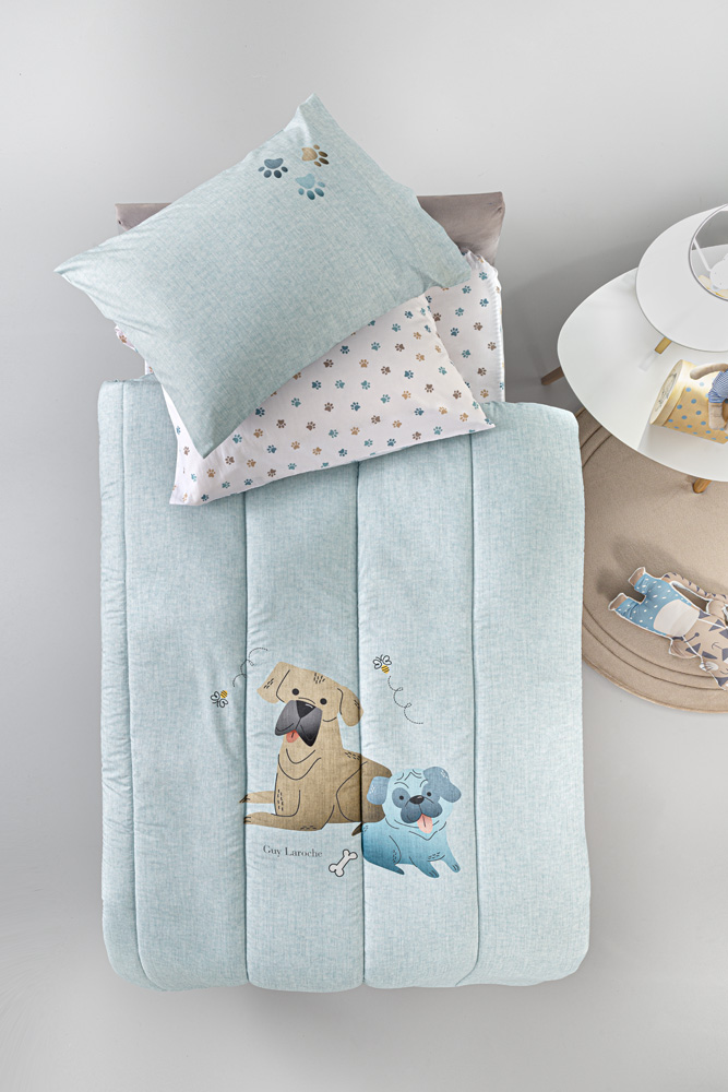 Φωτογραφία προϊόντος: Guy Laroche Παιδική Παπλωματοθήκη Paw Ciel Suede