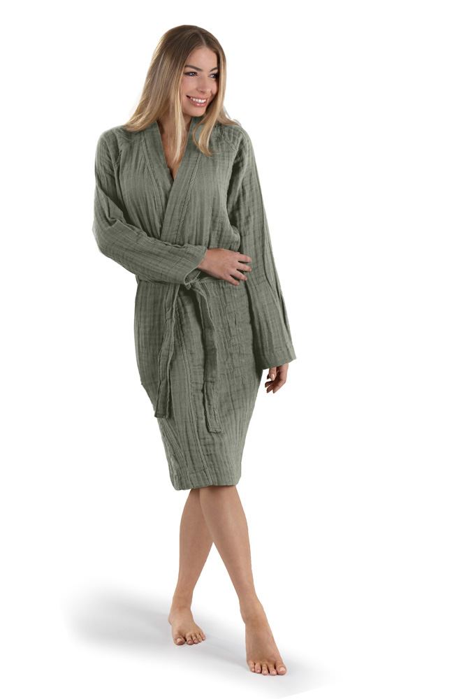 Φωτογραφία προϊόντος: Guy Laroche Μπουρνούζι Supreme Khaki + Πουγκί Καλλυντικών