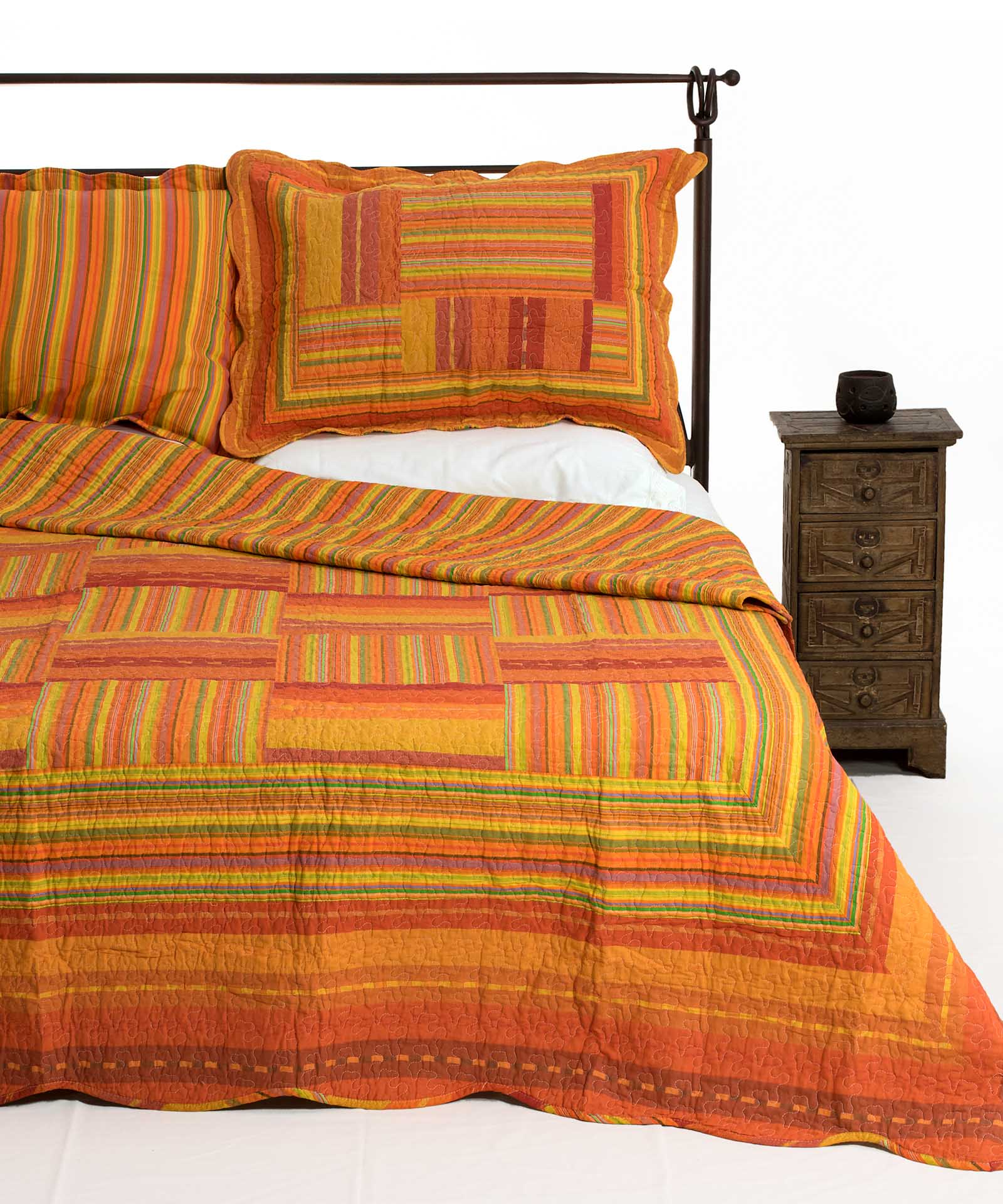 Φωτογραφία προϊόντος: SilkFashion ΚΟΥΒΕΡΛΙ σετ (220cm x 240cm + 2 x 50cm x 70cm) 8014