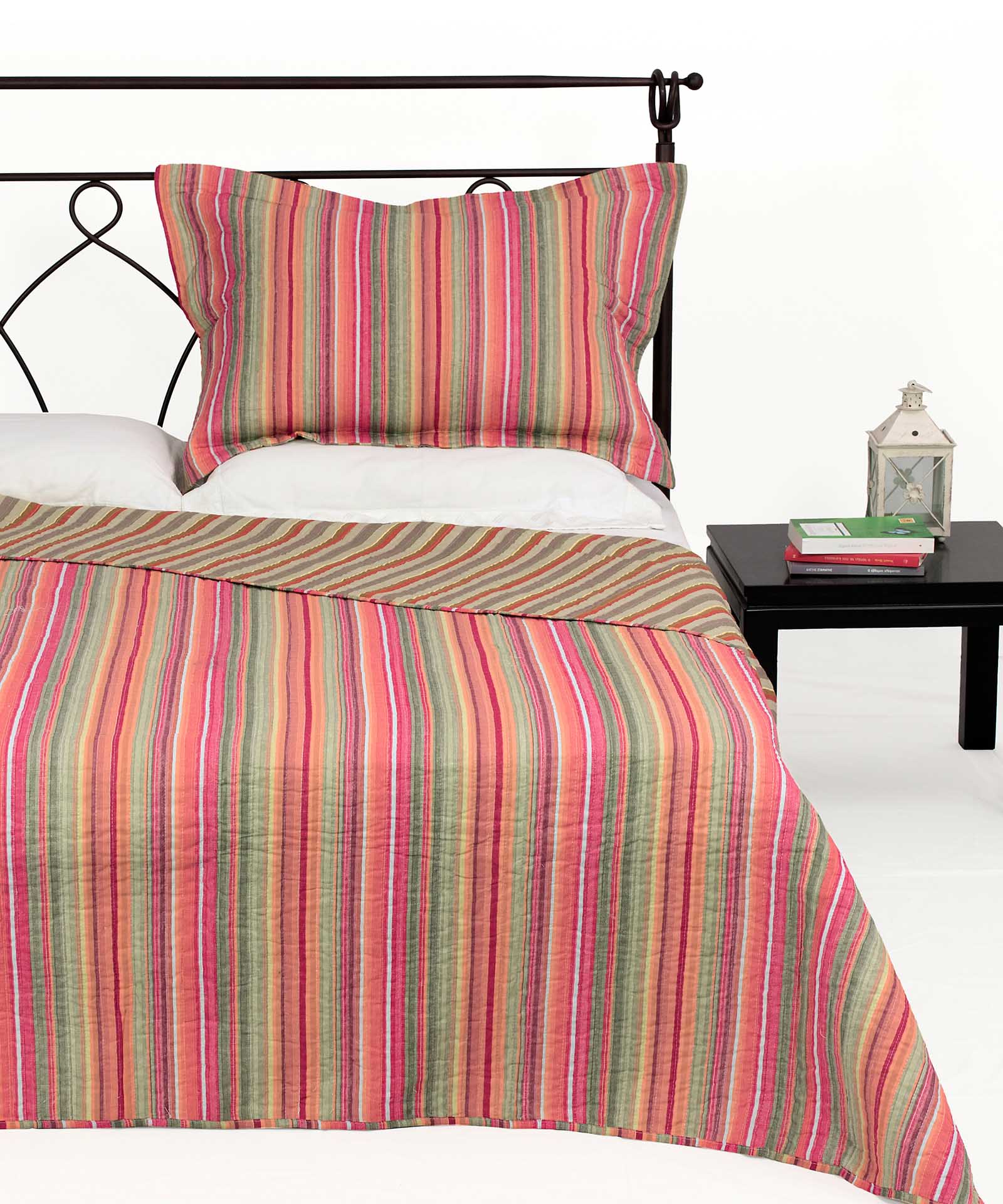Φωτογραφία προϊόντος: SilkFashion ΚΟΥΒΕΡΛΙ σετ (170cm x 220cm + 1 x 50cm x 70cm) 9212