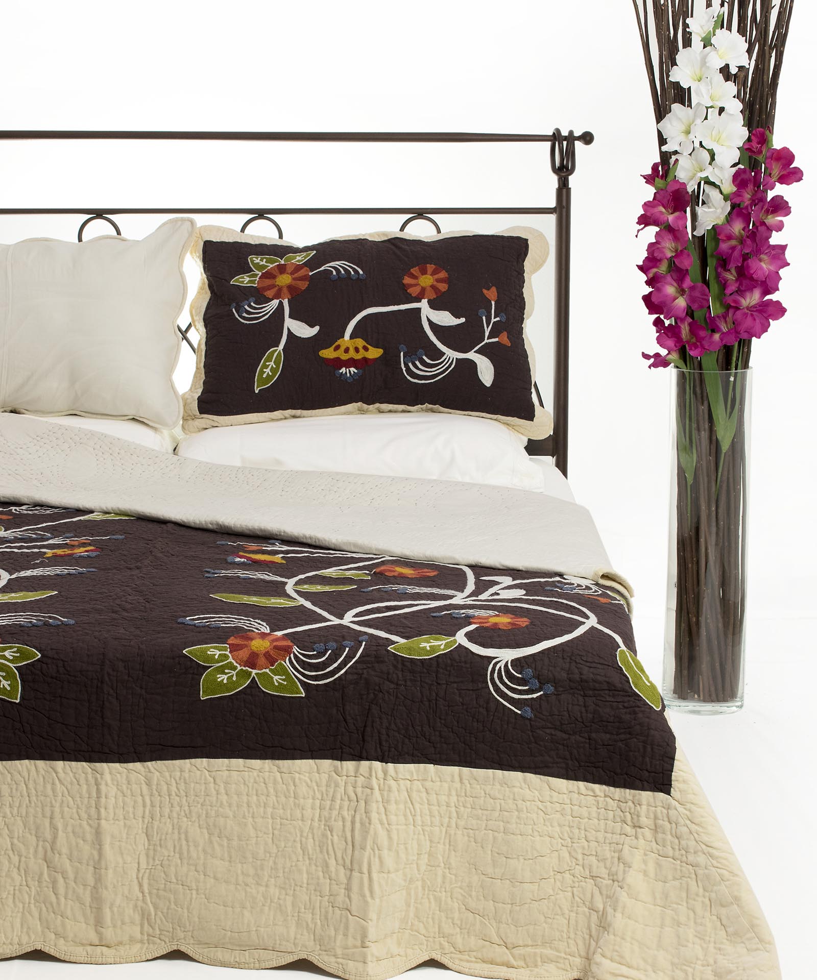 Φωτογραφία προϊόντος: SilkFashion ΚΟΥΒΕΡΛΙ σετ (160cm x 220cm + 1 x 50cm x 70cm) 76334