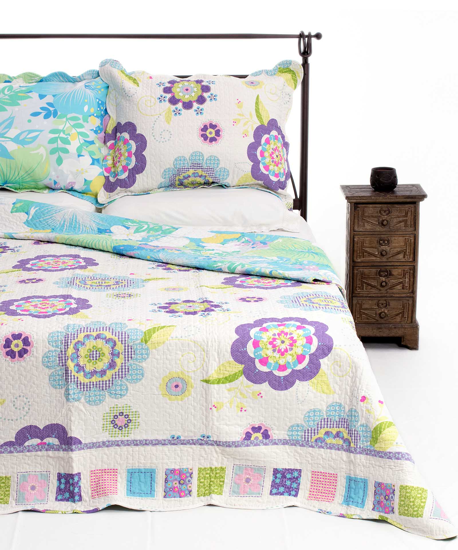 Φωτογραφία προϊόντος: SilkFashion ΚΟΥΒΕΡΛΙ σετ (240cm x 260cm + 2 x 50cm x 70cm) KING03