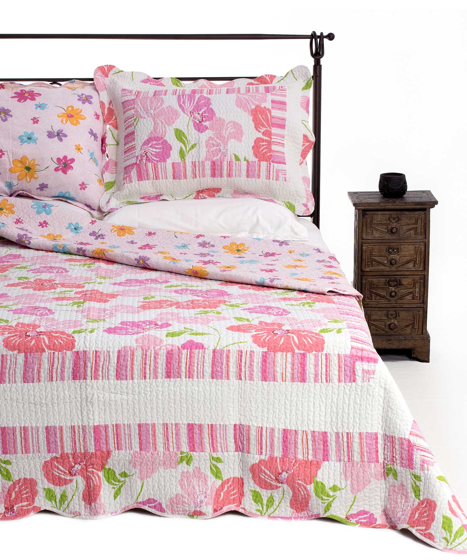 Φωτογραφία προϊόντος: SilkFashion ΚΟΥΒΕΡΛΙ σετ (240cm x 260cm + 2 x 50cm x 70cm) KING06