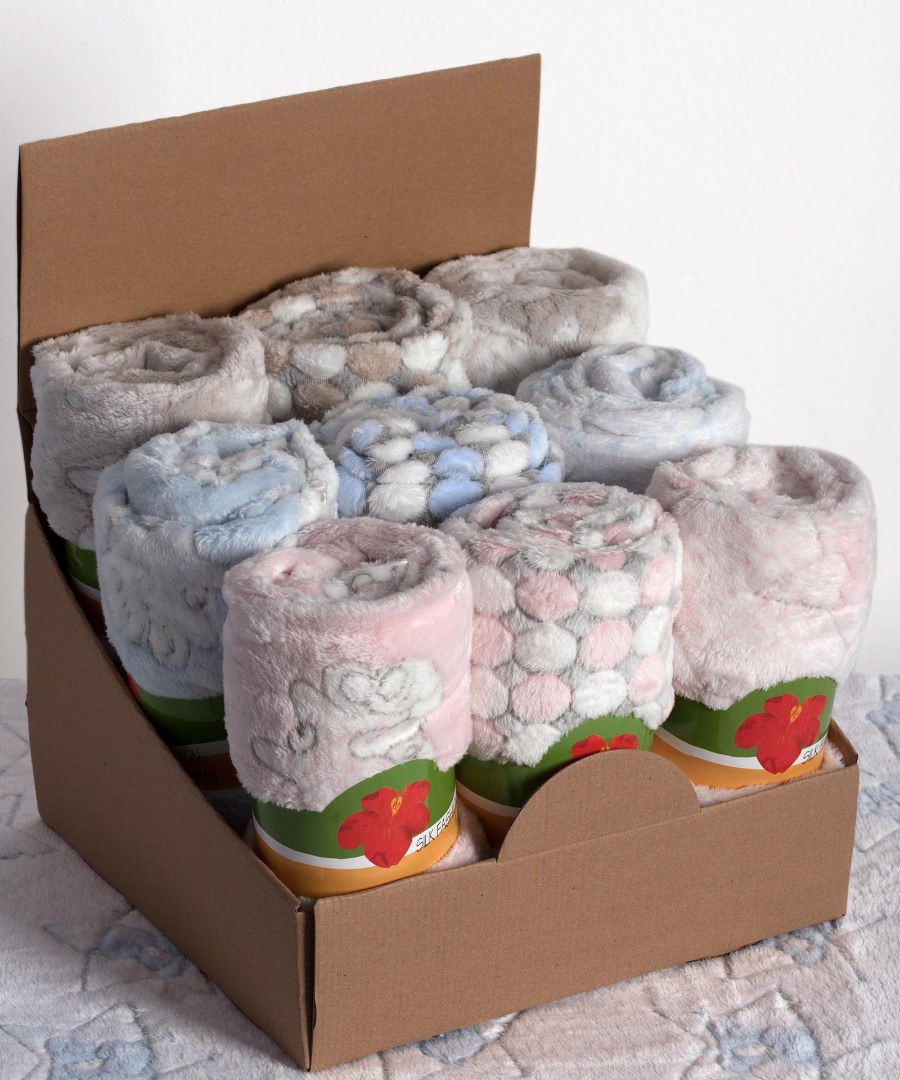 Φωτογραφία προϊόντος: SilkFashion bebe fleece ( 9x75cm x 100cm ) κουτί 9 τεμαχίων