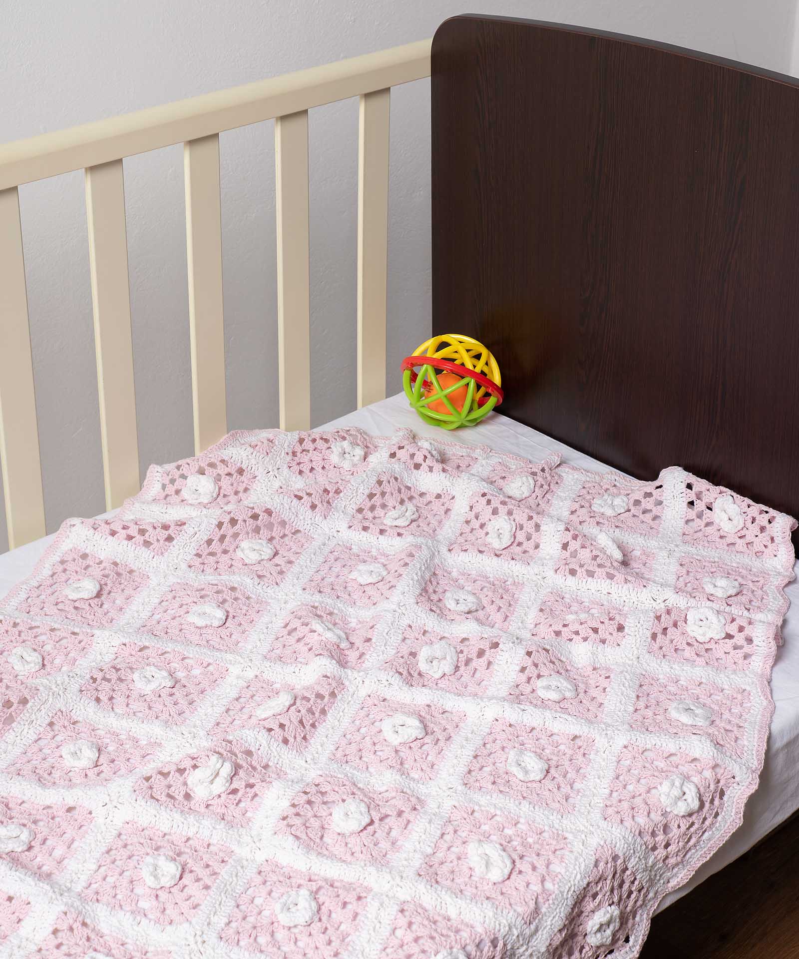 Φωτογραφία προϊόντος: SilkFashion bebe κουβερτάκι (100cm x 150cm) πλεκτό ροζ