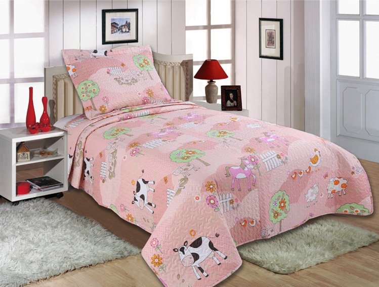 Φωτογραφία προϊόντος: SilkFashion ΚΟΥΒΕΡΛΙ σετ (160cm x 220cm + 1 x 50cm x 70cm) GIRL 001