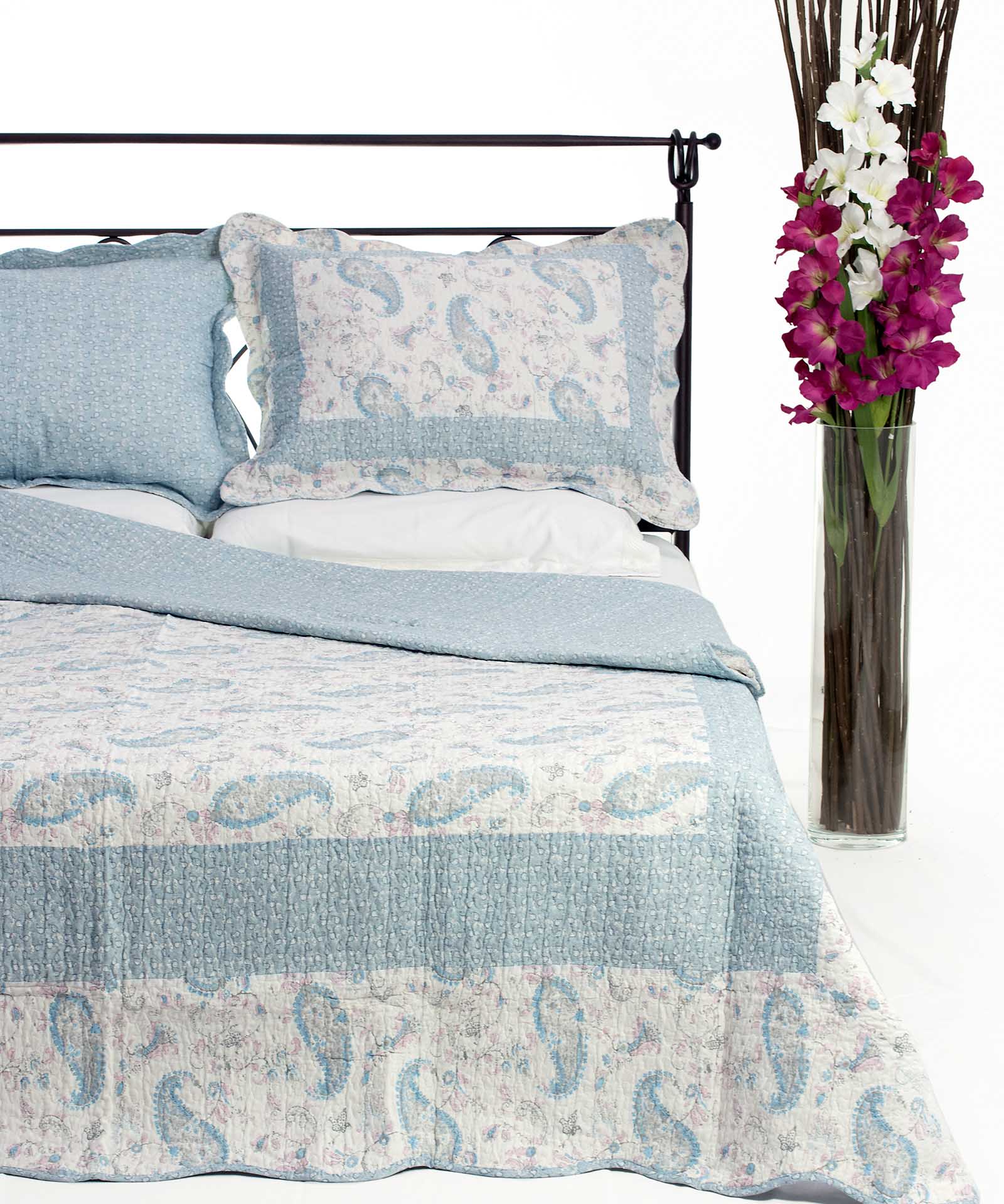Φωτογραφία προϊόντος: SilkFashion ΚΟΥΒΕΡΛΙ σετ (160cm x 220cm + 1 x 50cm x 70cm) 515