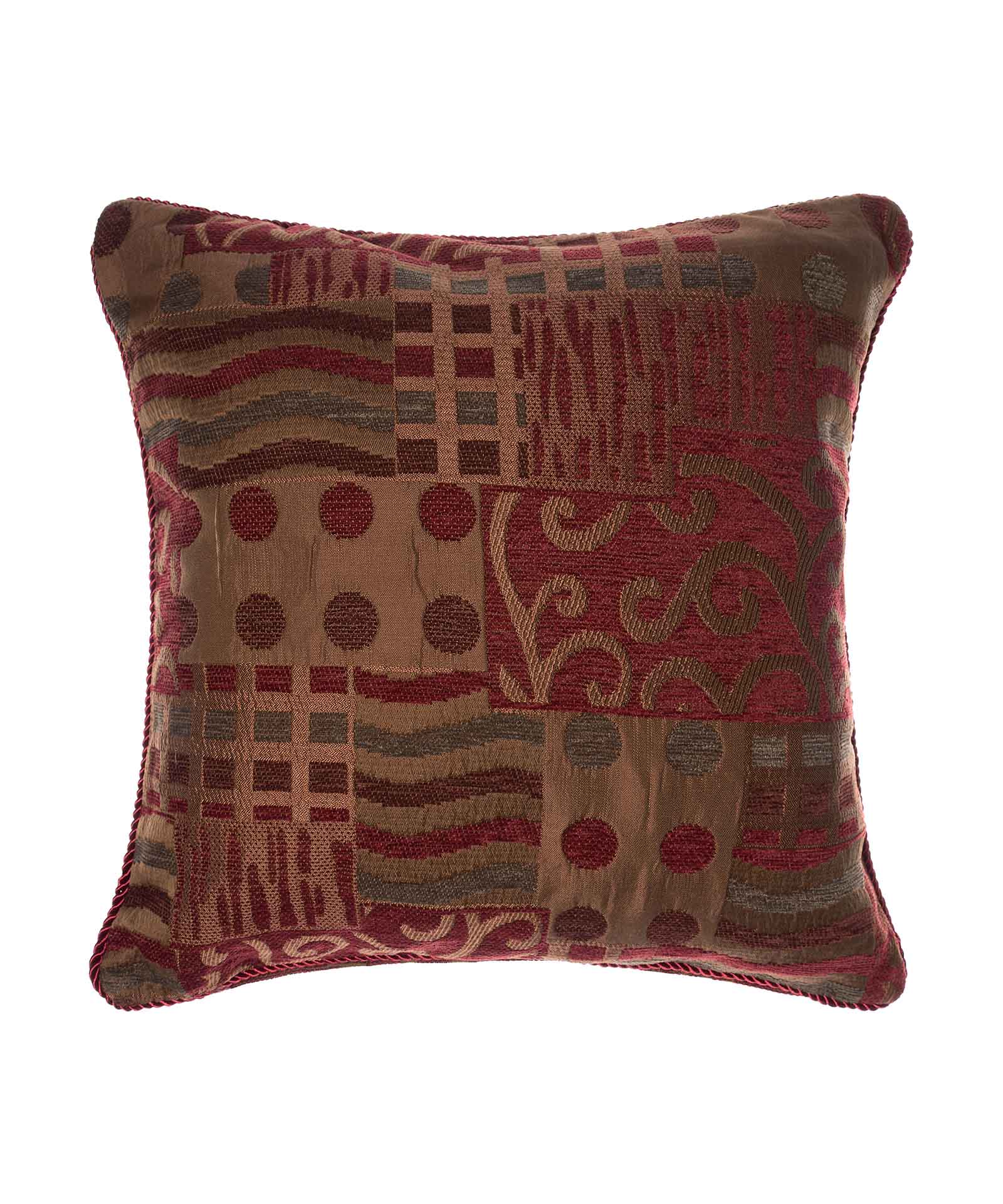 Φωτογραφία προϊόντος: SilkFashion ΜΑΞΙΛΑΡΟΘΗΚΗ 602 (45cm x 45cm) πυκνό μπορντώ