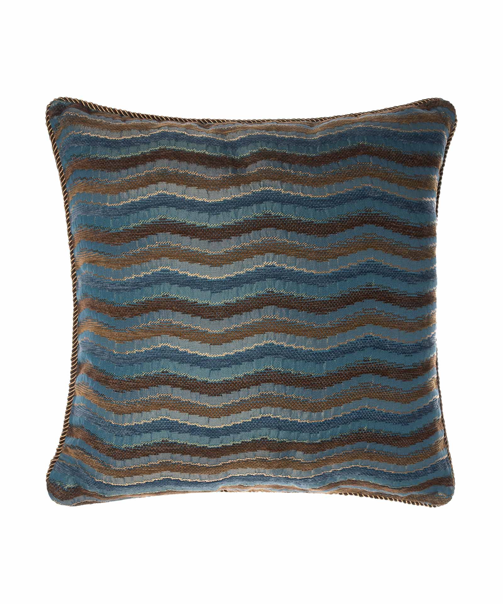 Φωτογραφία προϊόντος: SilkFashion ΜΑΞΙΛΑΡΟΘΗΚΗ 602 (45cm x 45cm) κύμα μπλε