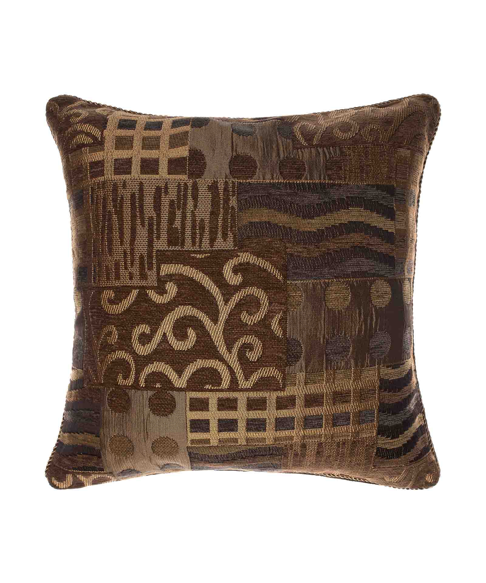 Φωτογραφία προϊόντος: SilkFashion ΜΑΞΙΛΑΡΟΘΗΚΗ 602 (45cm x 45cm) πυκνό λαδί
