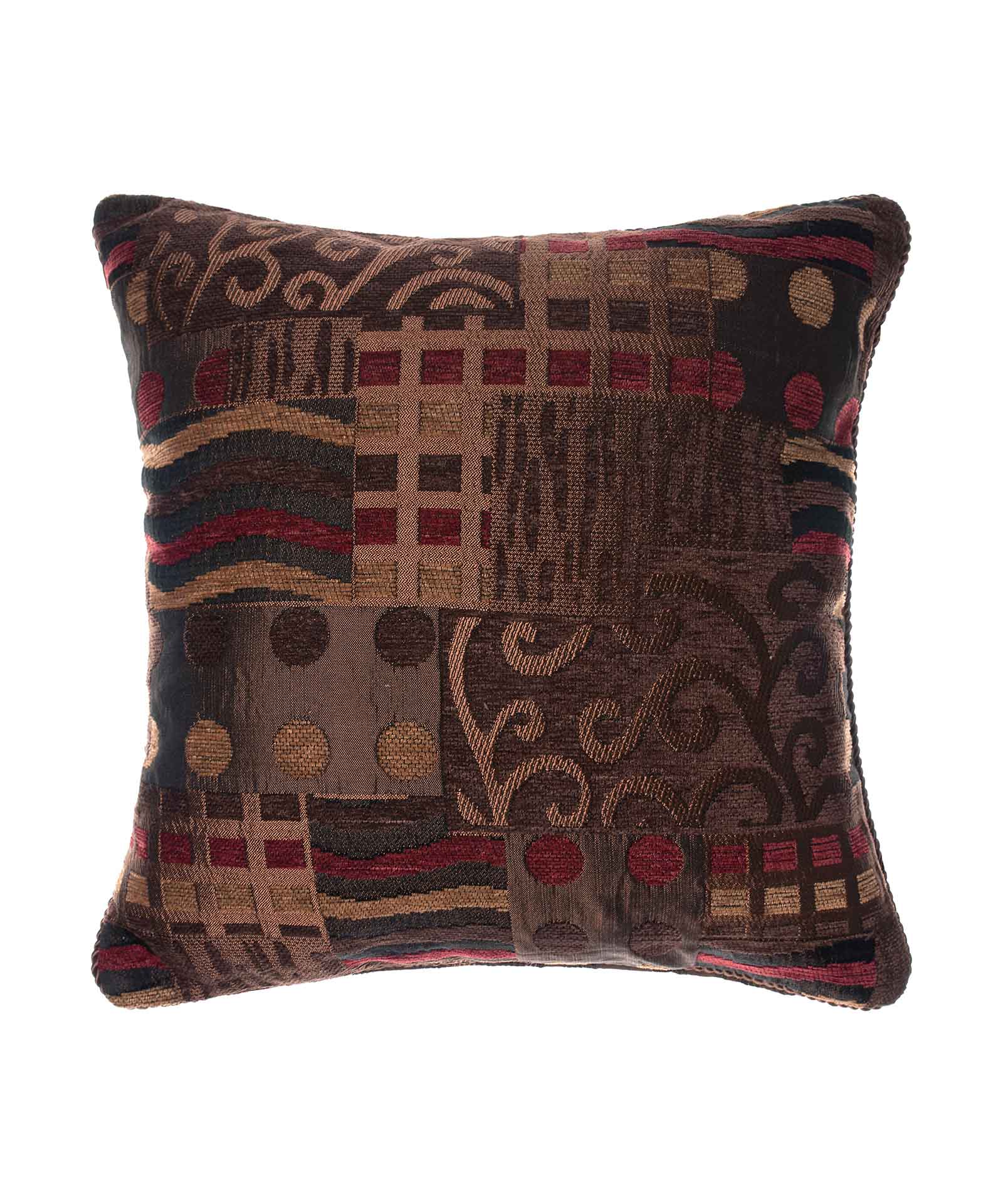Φωτογραφία προϊόντος: SilkFashion ΜΑΞΙΛΑΡΟΘΗΚΗ 602 (45cm x 45cm) πυκνό καφέ