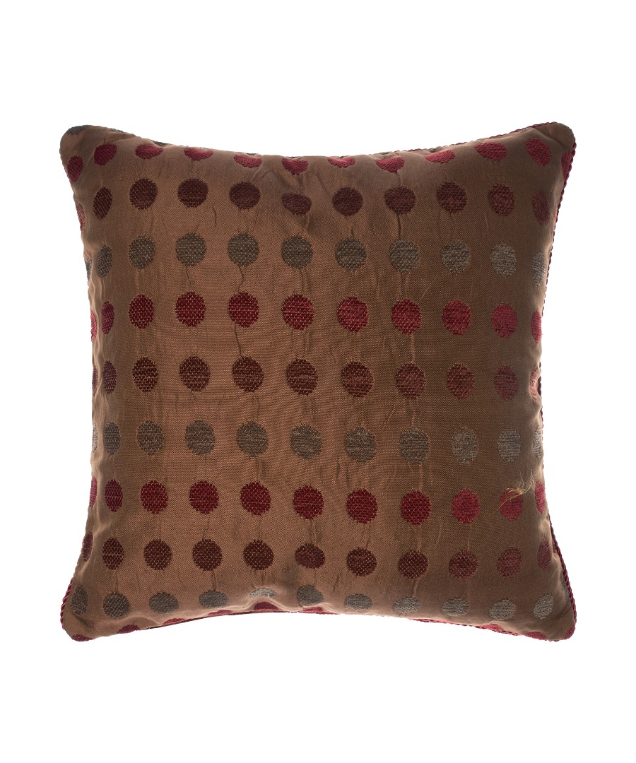 Φωτογραφία προϊόντος: SilkFashion ΜΑΞΙΛΑΡΟΘΗΚΗ 602 (65cm x 65cm) πουά μπορντώ