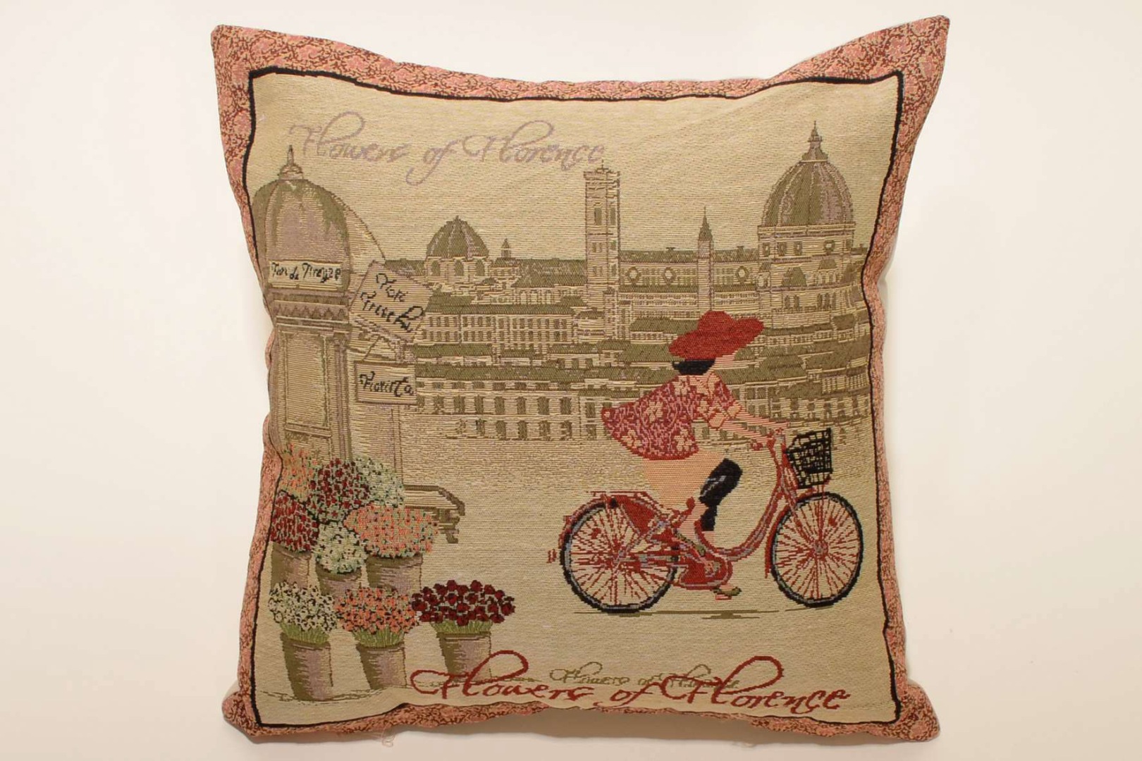 Φωτογραφία προϊόντος: SilkFashion ΜΑΞΙΛΑΡΟΘΗΚΗ (45cm x 45cm) BICYCLE