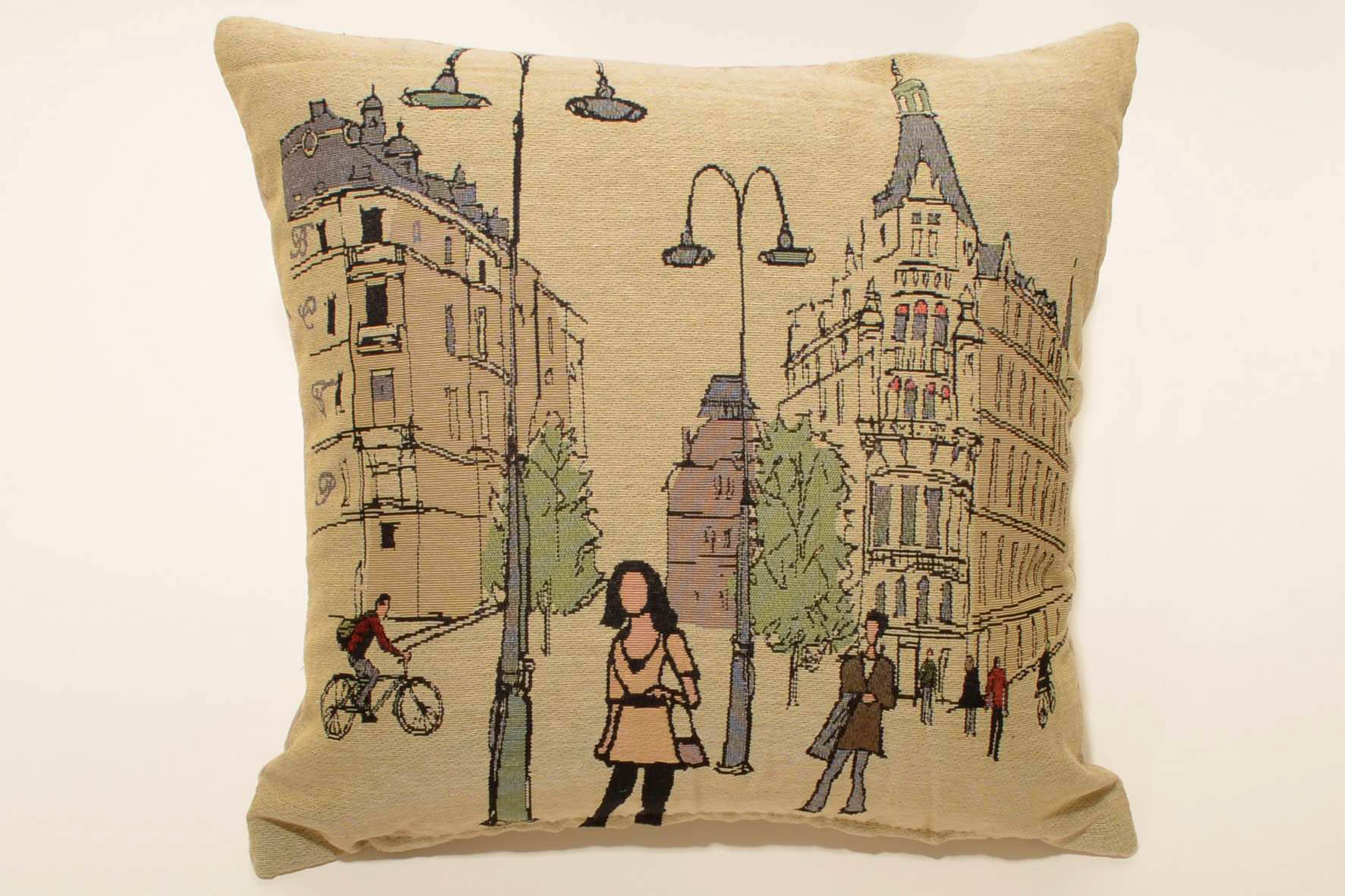 Φωτογραφία προϊόντος: SilkFashion ΜΑΞΙΛΑΡΟΘΗΚΗ (45cm x 45cm) BRITISH ROAD
