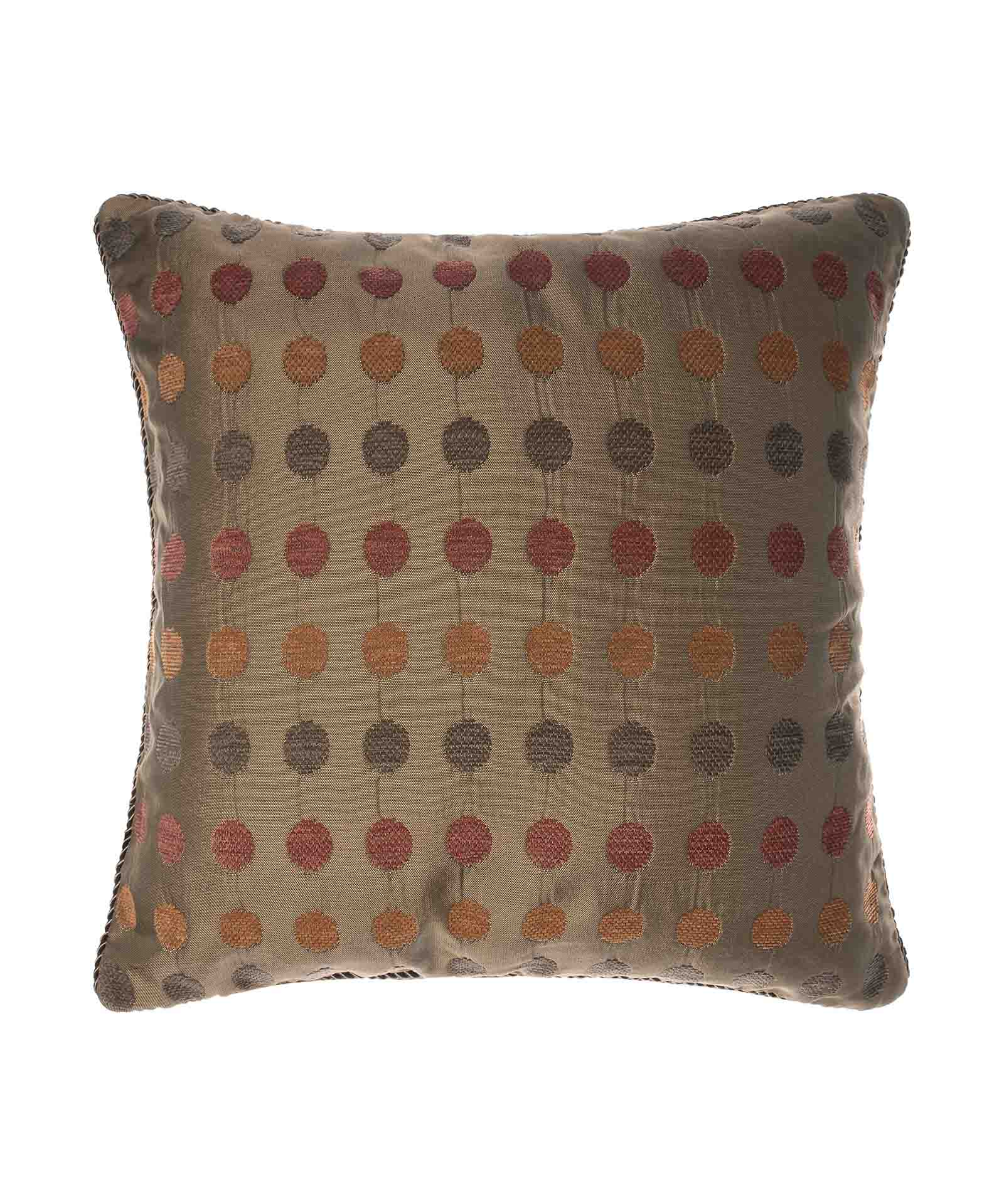 Φωτογραφία προϊόντος: SilkFashion ΜΑΞΙΛΑΡΟΘΗΚΗ 602 (45cm x 45cm) πουά πράσινο