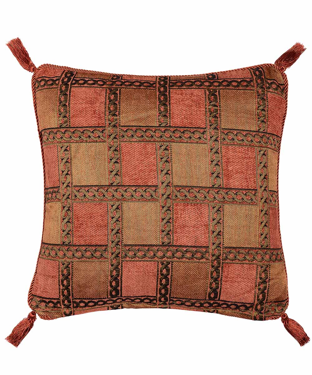 Φωτογραφία προϊόντος: SilkFashion ΜΑΞΙΛΑΡΟΘΗΚΗ 501 (45cm x 45cm) κεραμιδί