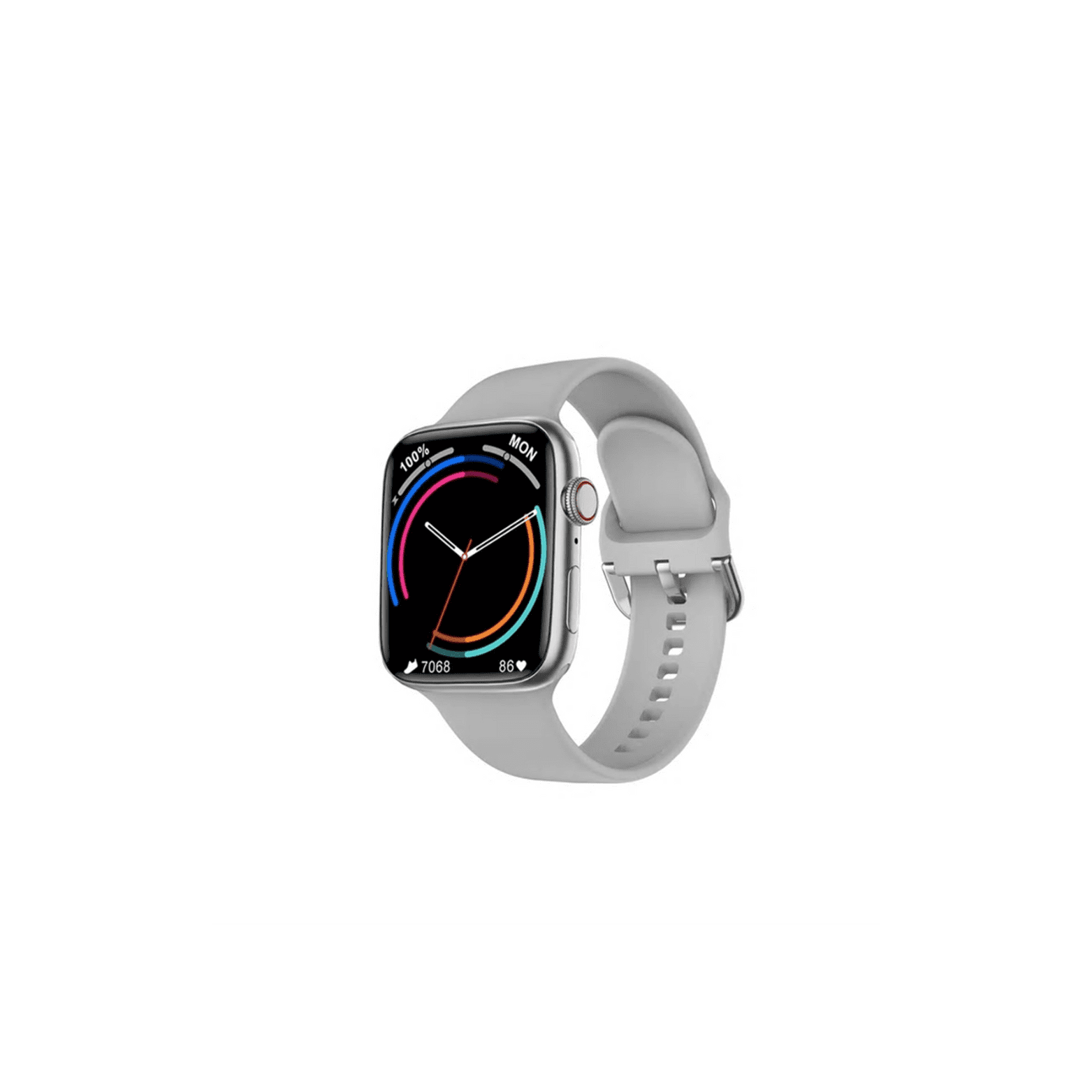 Φωτογραφία προϊόντος: Smarteo Deus Pro 1.8 Smartwatch Αδιάβροχο Ομιλίας και Κλήσεων Ασημί
