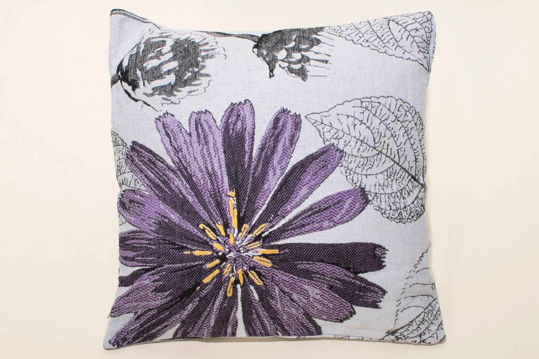 Φωτογραφία προϊόντος: SilkFashion ΜΑΞΙΛΑΡΟΘΗΚΗ (45cm x 45cm) FLOWER PURPLE