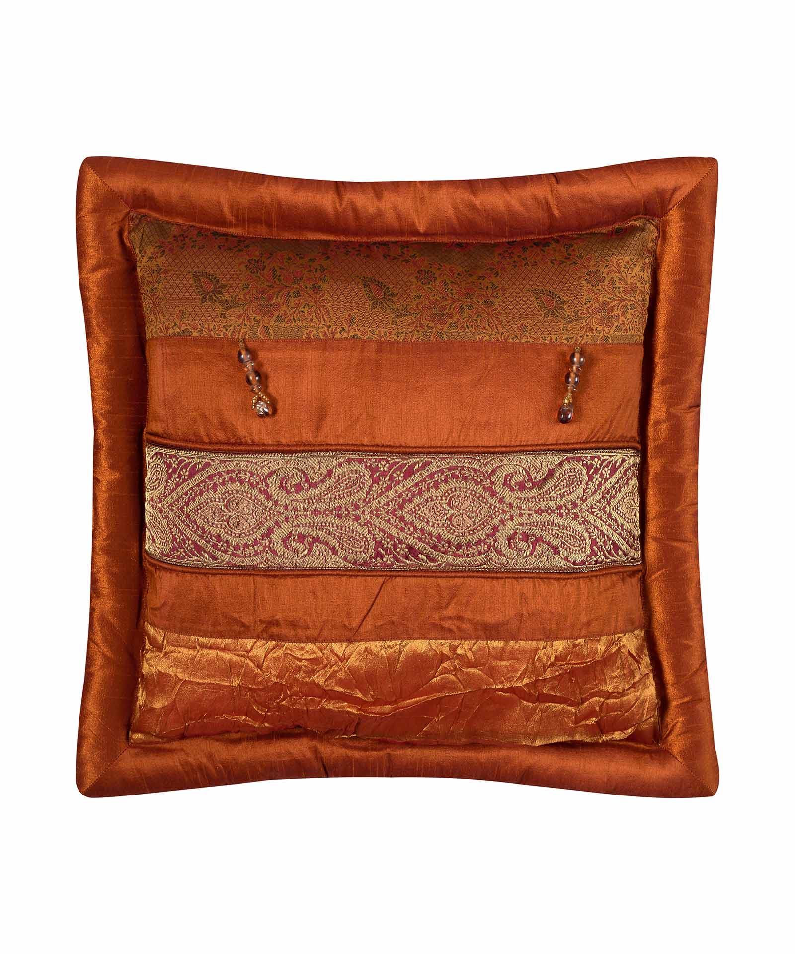 Φωτογραφία προϊόντος: SilkFashion ΜΑΞΙΛΑΡΟΘΗΚΗ (45cm x 45cm) δάκρυ πορτοκαλί