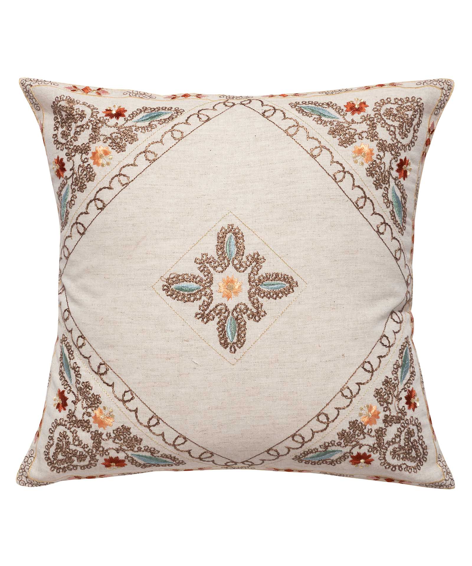 Φωτογραφία προϊόντος: SilkFashion ΜΑΞΙΛΑΡΟΘΗΚΗ (45cm x 45cm) λινά παραδοσιακά3