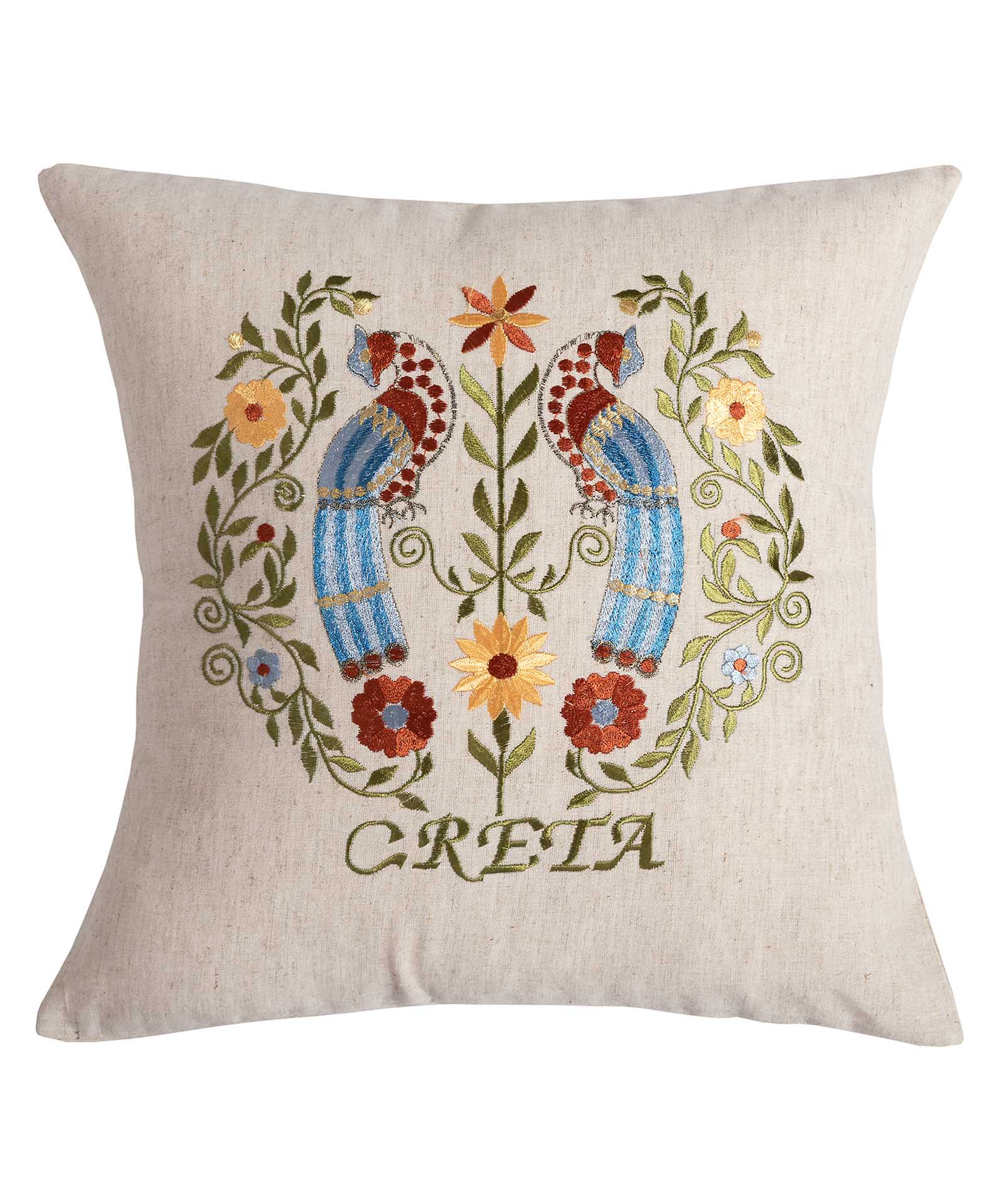 Φωτογραφία προϊόντος: SilkFashion ΜΑΞΙΛΑΡΟΘΗΚΗ (45cm x 45cm) λινά παραδοσιακά2