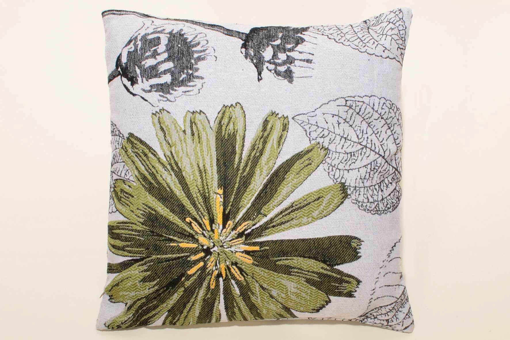 Φωτογραφία προϊόντος: SilkFashion ΜΑΞΙΛΑΡΟΘΗΚΗ (45cm x 45cm) FLOWER GREEN