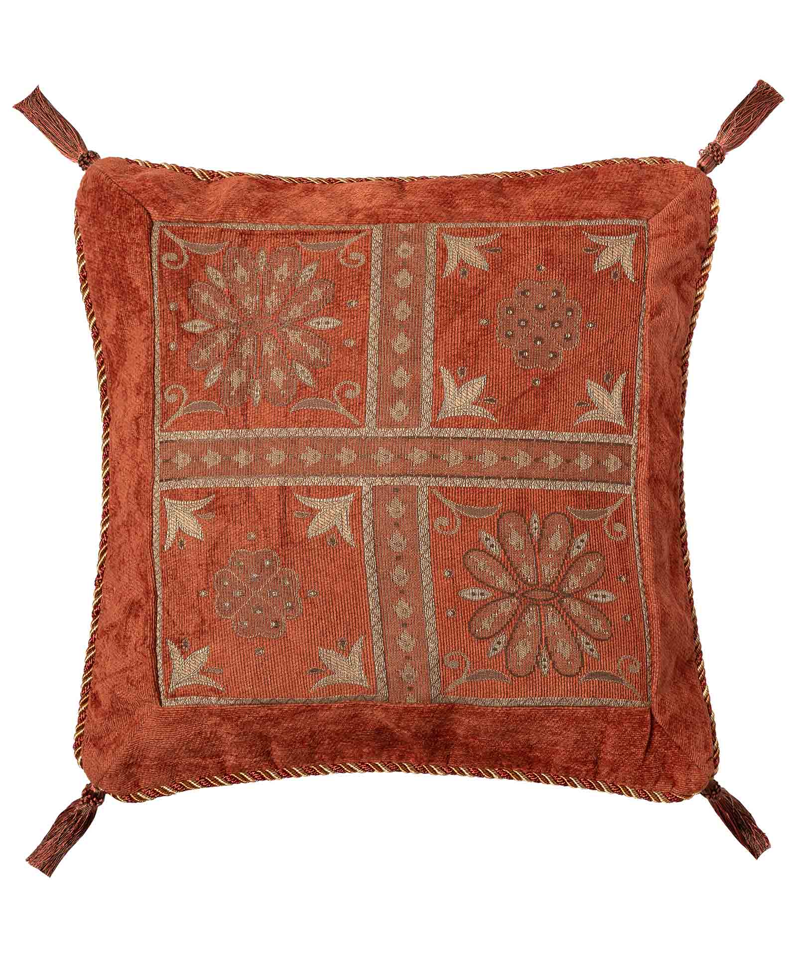 Φωτογραφία προϊόντος: SilkFashion ΜΑΞΙΛΑΡΟΘΗΚΗ (45cm x 45cm) 001κεραμιδί