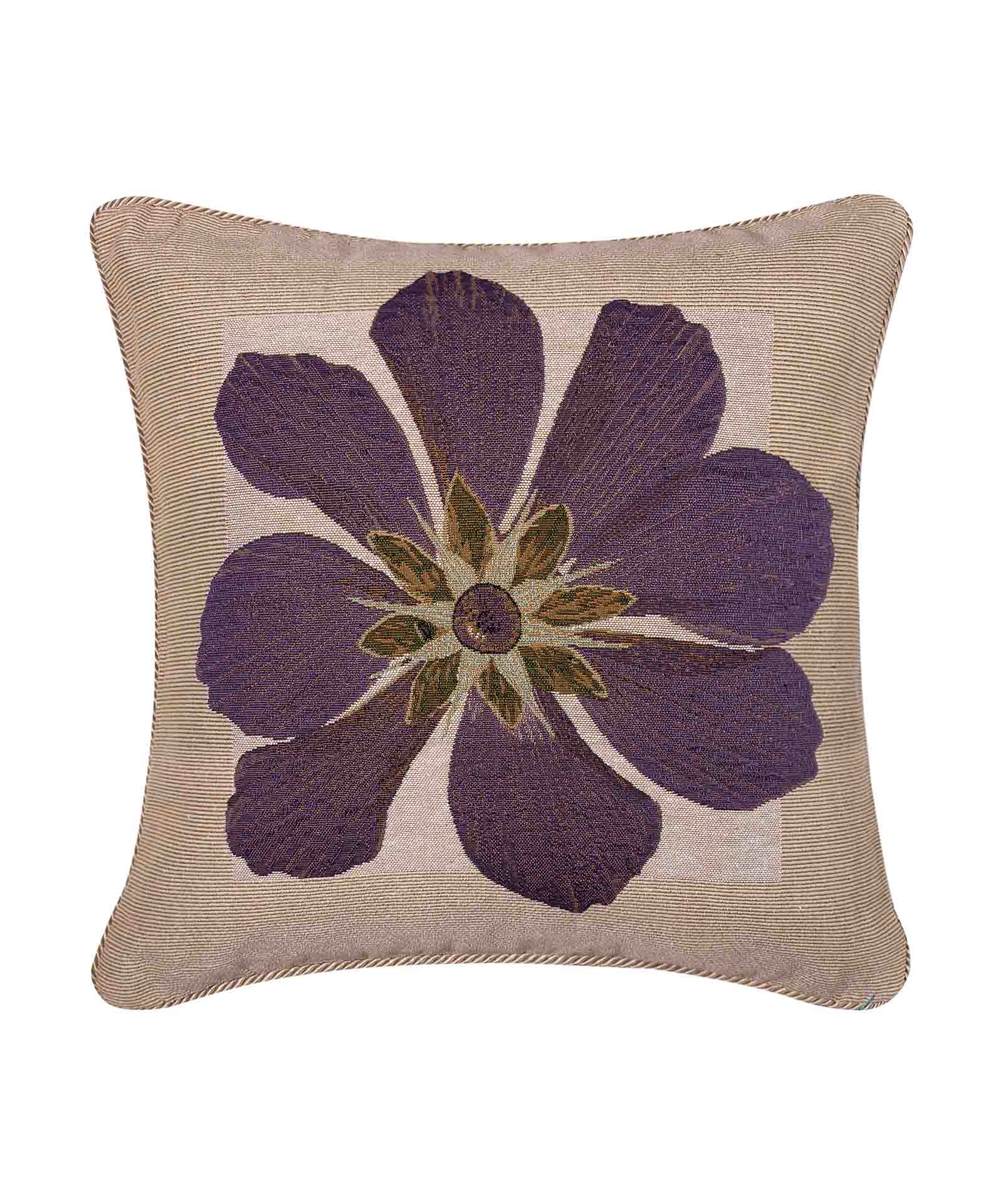 Φωτογραφία προϊόντος: SilkFashion ΜΑΞΙΛΑΡΟΘΗΚΗ (45cm x 45cm) σενίλ λουλούδι5