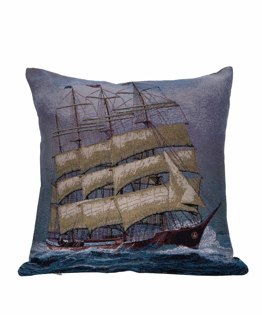 Φωτογραφία προϊόντος: SilkFashion ΜΑΞΙΛΑΡΟΘΗΚΗ (45cm x 45cm) καράβι2