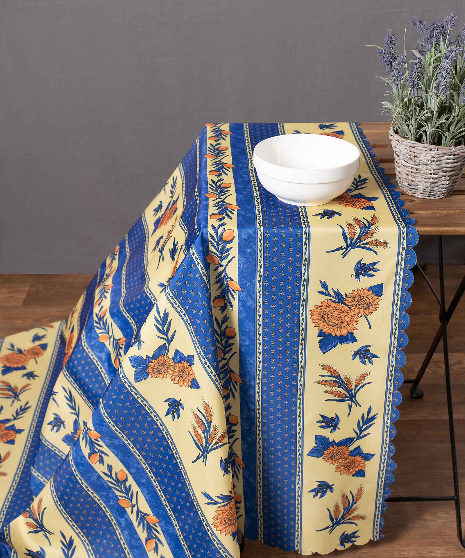 Φωτογραφία προϊόντος: SilkFashion τραπεζομάντηλα (140cm x 180cm) mod4 μπλε