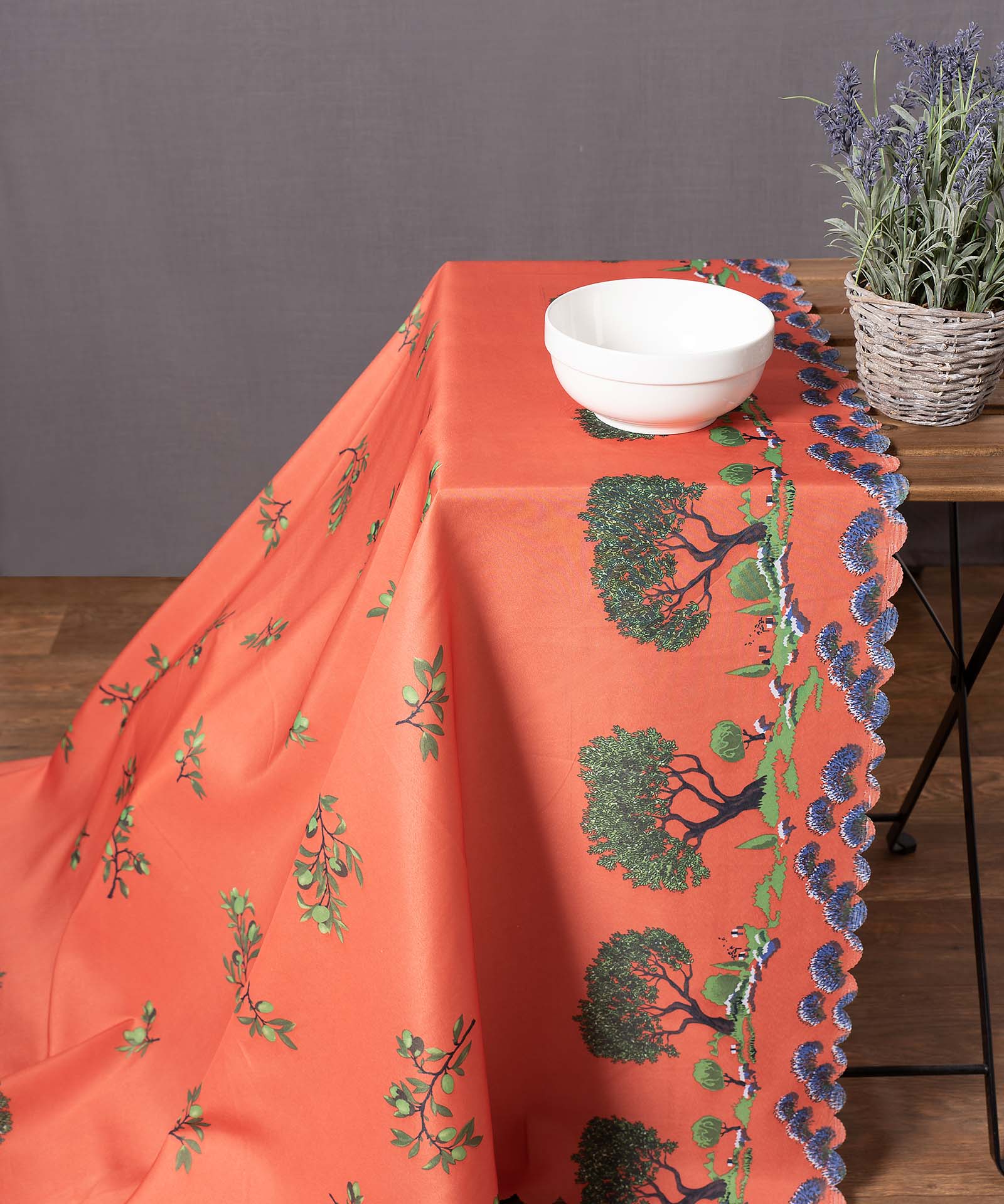 Φωτογραφία προϊόντος: SilkFashion τραπεζομάντηλα (140cm x 240cm) mod2 κεραμιδί