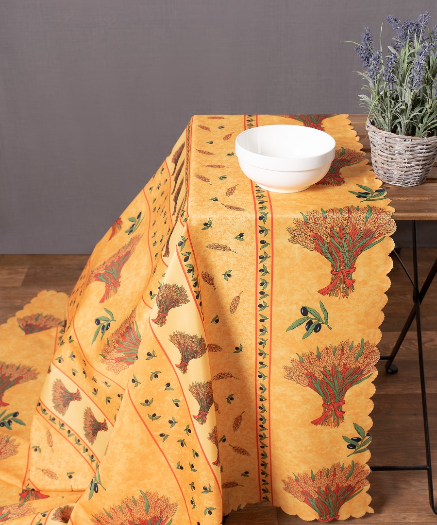 Φωτογραφία προϊόντος: SilkFashion τραπεζομάντηλα ( 140cm x 180cm) mod3 κίτρινο