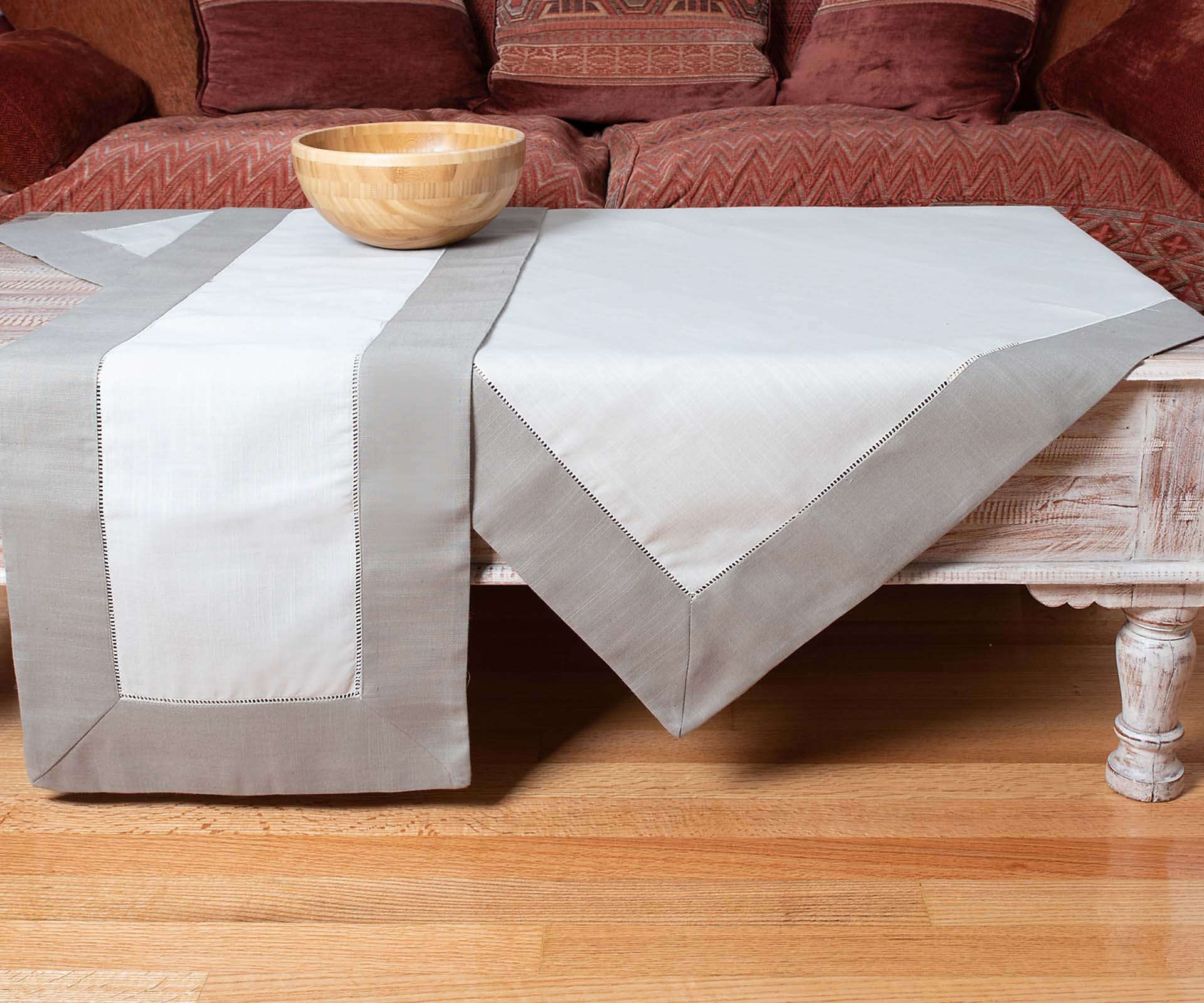 Φωτογραφία προϊόντος: SilkFashion καρέ (90cm x 90cm) bg17 γκρι σκούρο/γκρι ανοιχτό