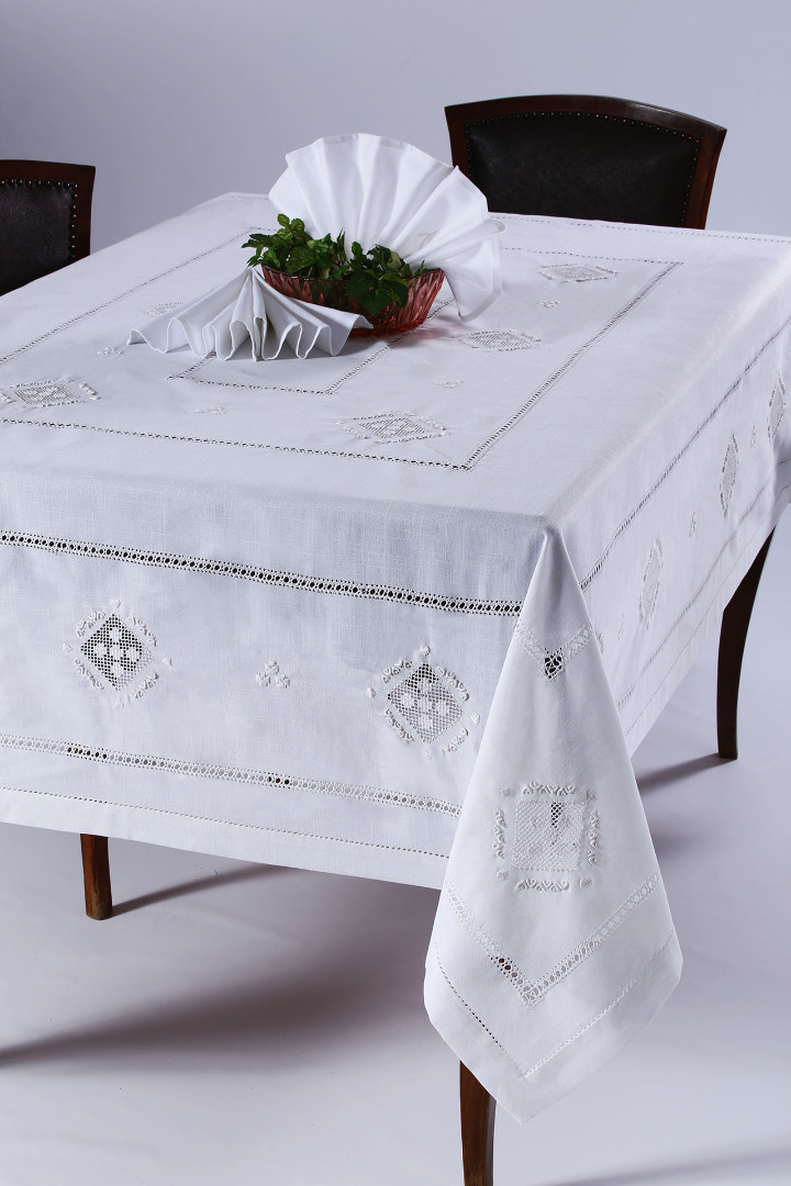 Φωτογραφία προϊόντος: SilkFashion Χειροποίητο σετ 8702 (7 τεμαχίων) λευκό