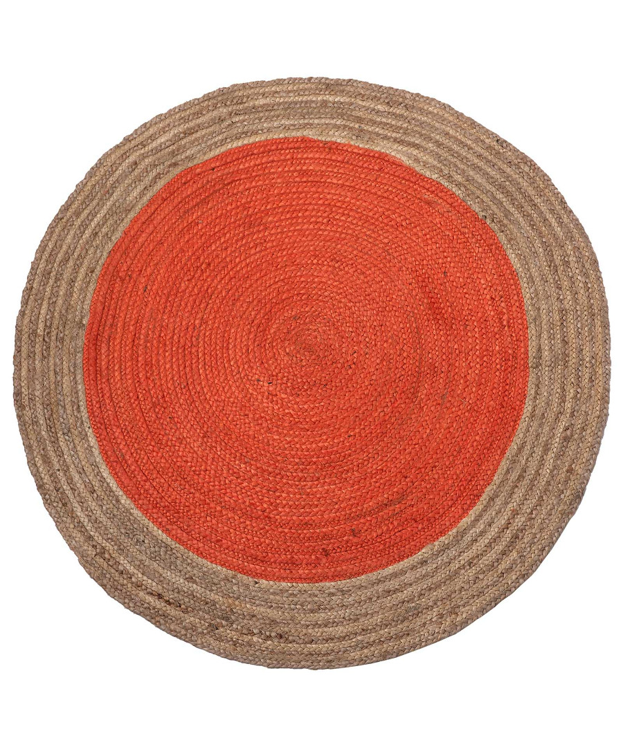 Φωτογραφία προϊόντος: SilkFashion Χαλί γιούτα 1705 (120cm) teracotta
