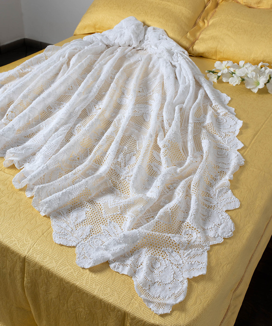 Φωτογραφία προϊόντος: SilkFashion Χειροποίητη πλεκτή κουβέρτα 73C (225cm x 250cm)