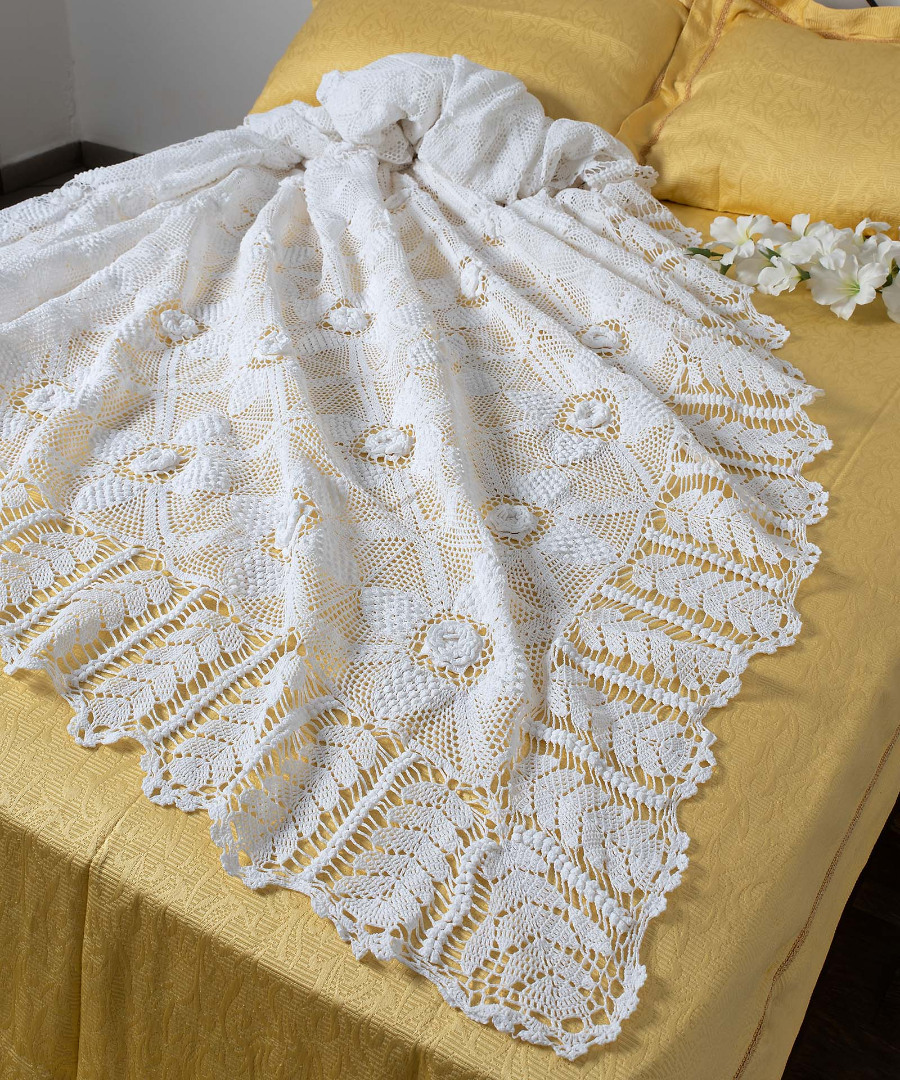 Φωτογραφία προϊόντος: SilkFashion Χειροποίητη πλεκτή κουβέρτα 10049 (225cm x 250cm)