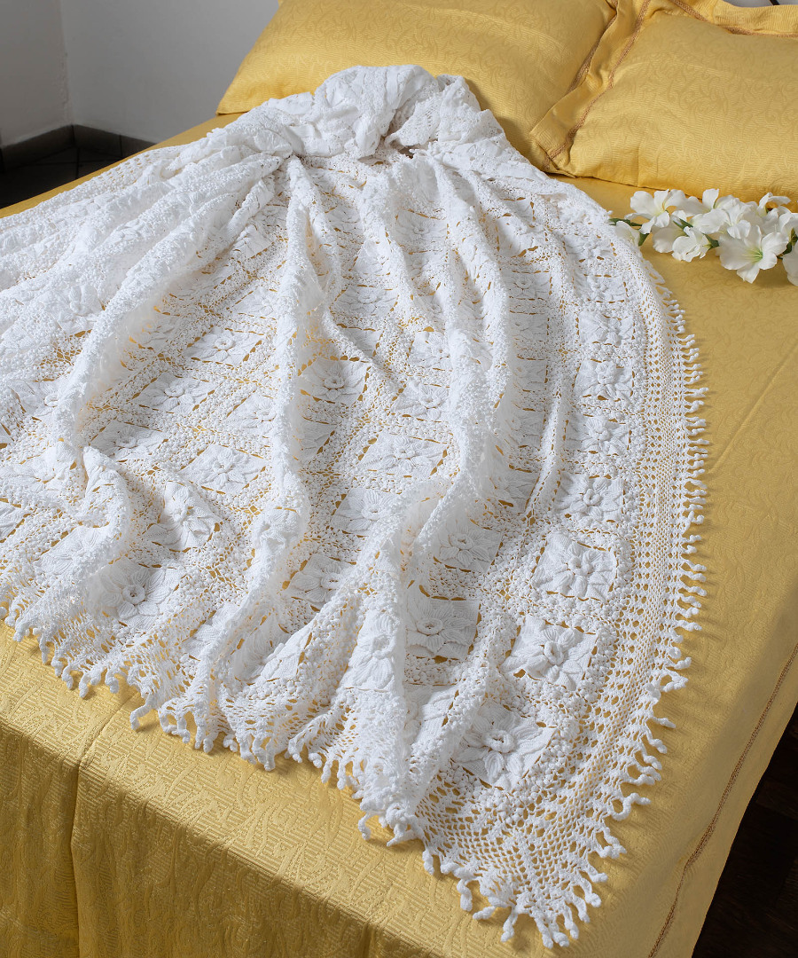 Φωτογραφία προϊόντος: SilkFashion Χειροποίητη πλεκτή κουβέρτα 4452 (225cm x 250cm)