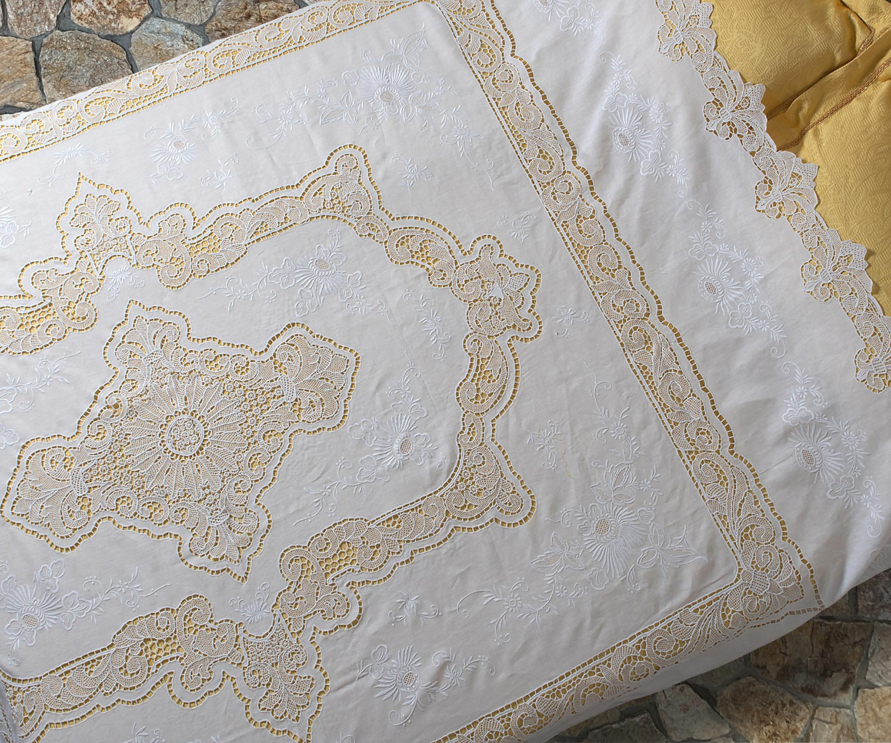 Φωτογραφία προϊόντος: SilkFashion Χειροποίητη λινή κουβέρτα 779 (245cm x 280cm)
