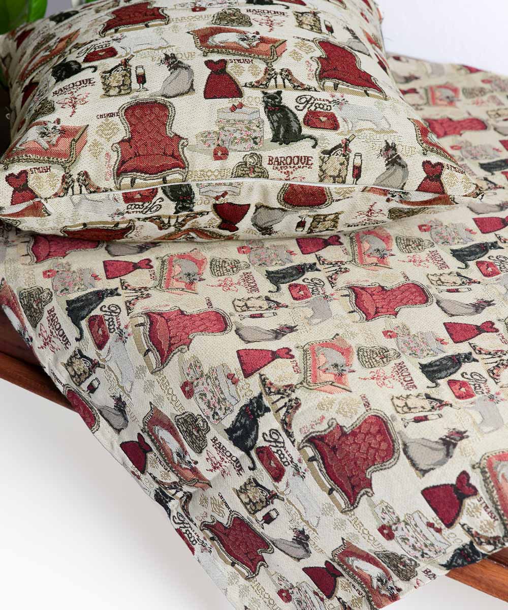Φωτογραφία προϊόντος: SilkFashion ΜΑΞΙΛΑΡΟΘΗΚΗ (45cm x 45cm) γάτες