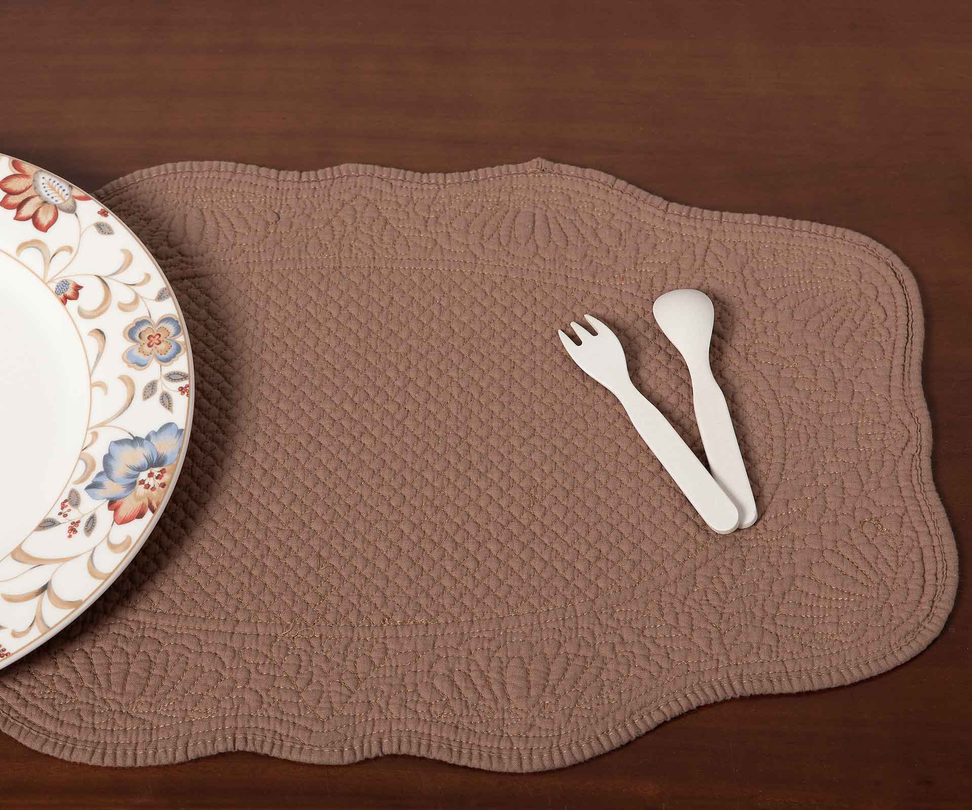 Φωτογραφία προϊόντος: SilkFashion Σουπλά (33cmx 55cm) nx0115 καφέ