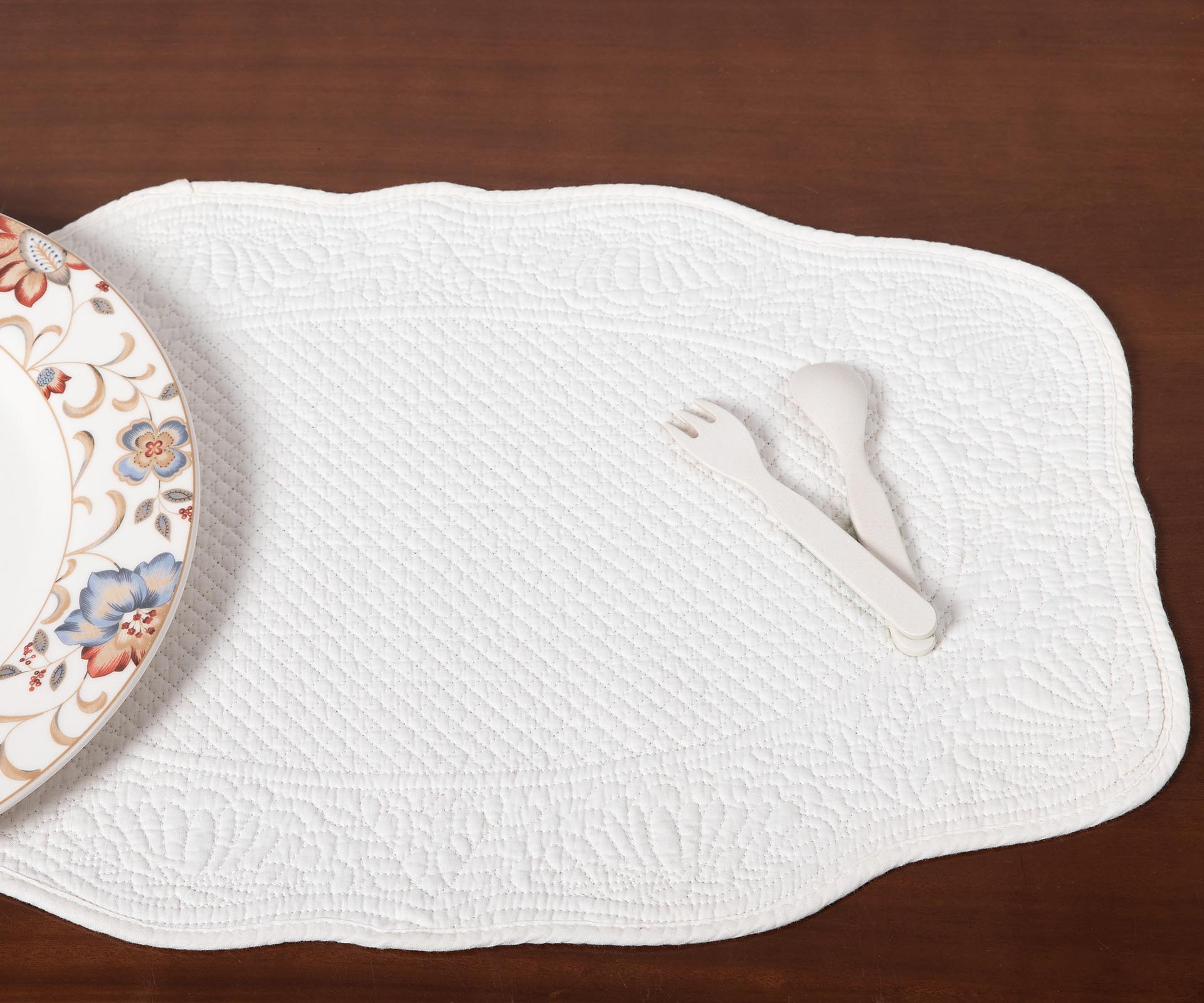Φωτογραφία προϊόντος: SilkFashion Σουπλά (33cmx 55cm) nx0115 λευκό