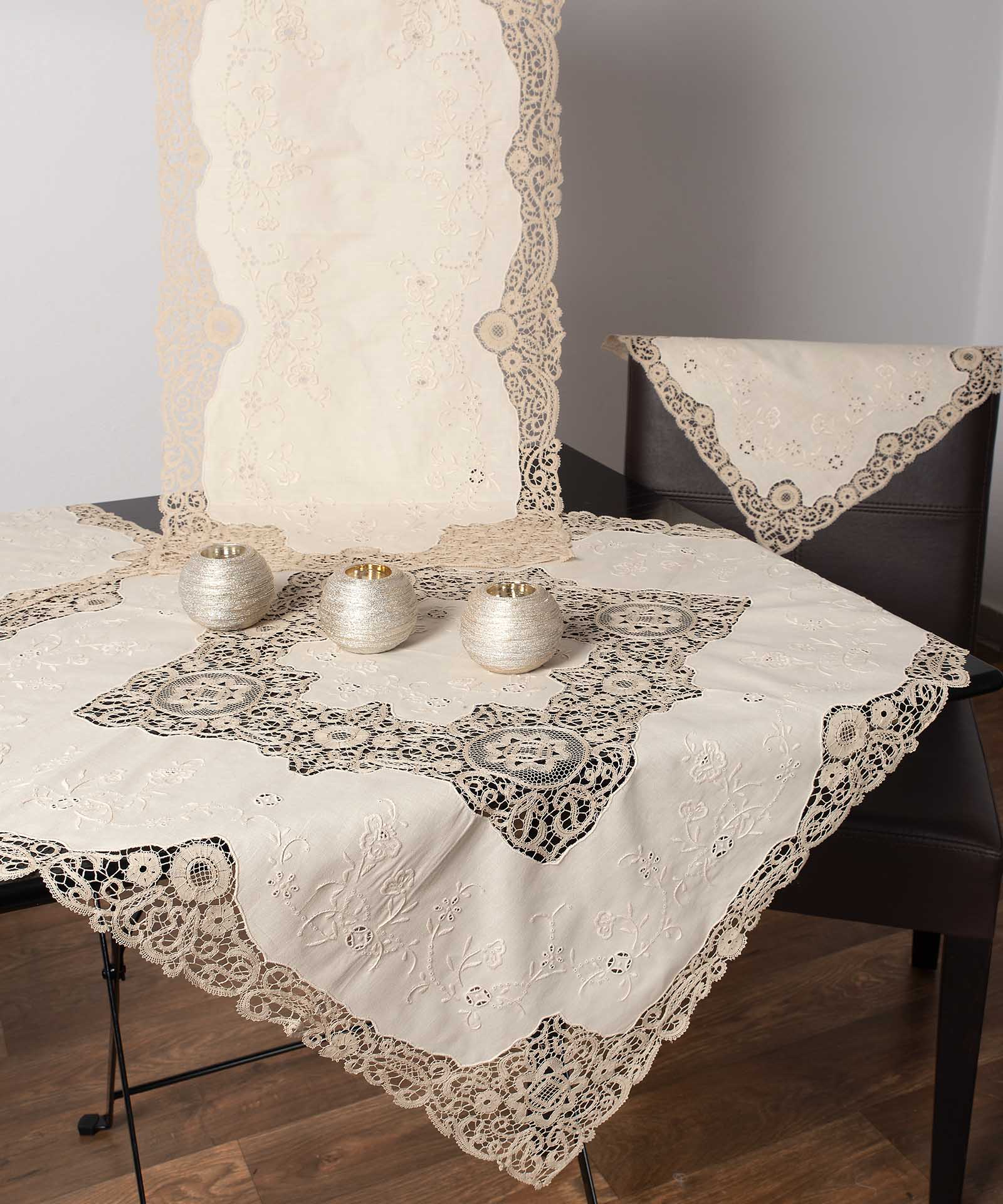 Φωτογραφία προϊόντος: SilkFashion Σετ (σετ 4 τεμαχίων 90cm x 90cm 40cm x 110cm 2x40cm x 40cm ) 837