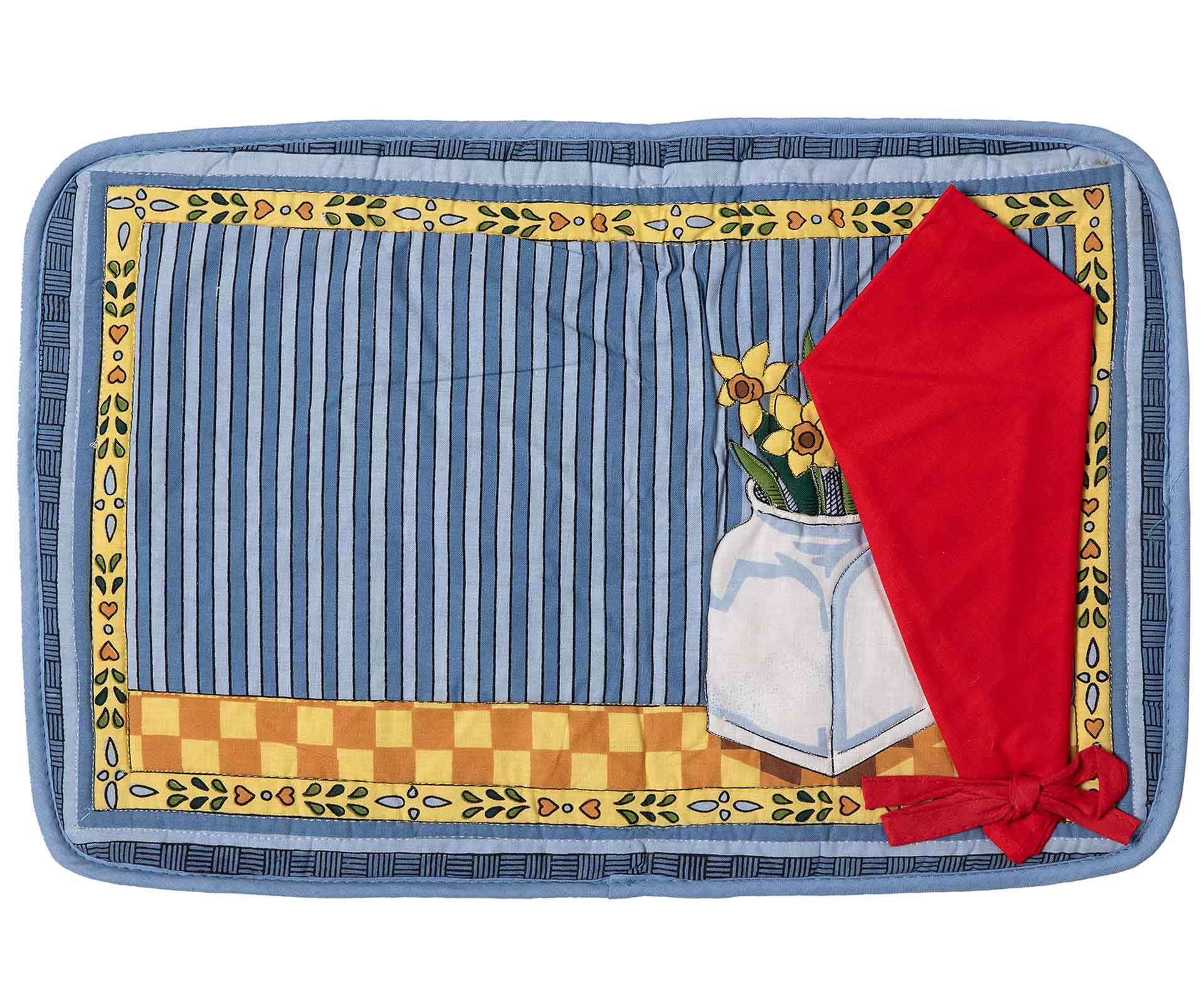 Φωτογραφία προϊόντος: SilkFashion soupla (33cm x 55cm) με πετσέτα φαγητού απλικέ