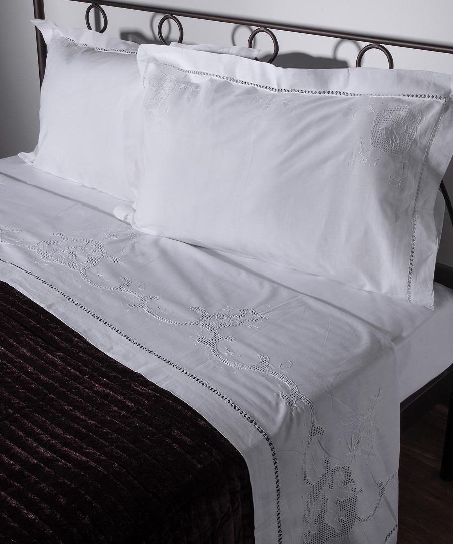 Φωτογραφία προϊόντος: SilkFashion ΣΕΝΤΟΝΙ 415/37 ΤΡΙΩΝ ΤΕΜΑΧΙΩΝ (225CM X 270CM) ΛΕΥΚΟ